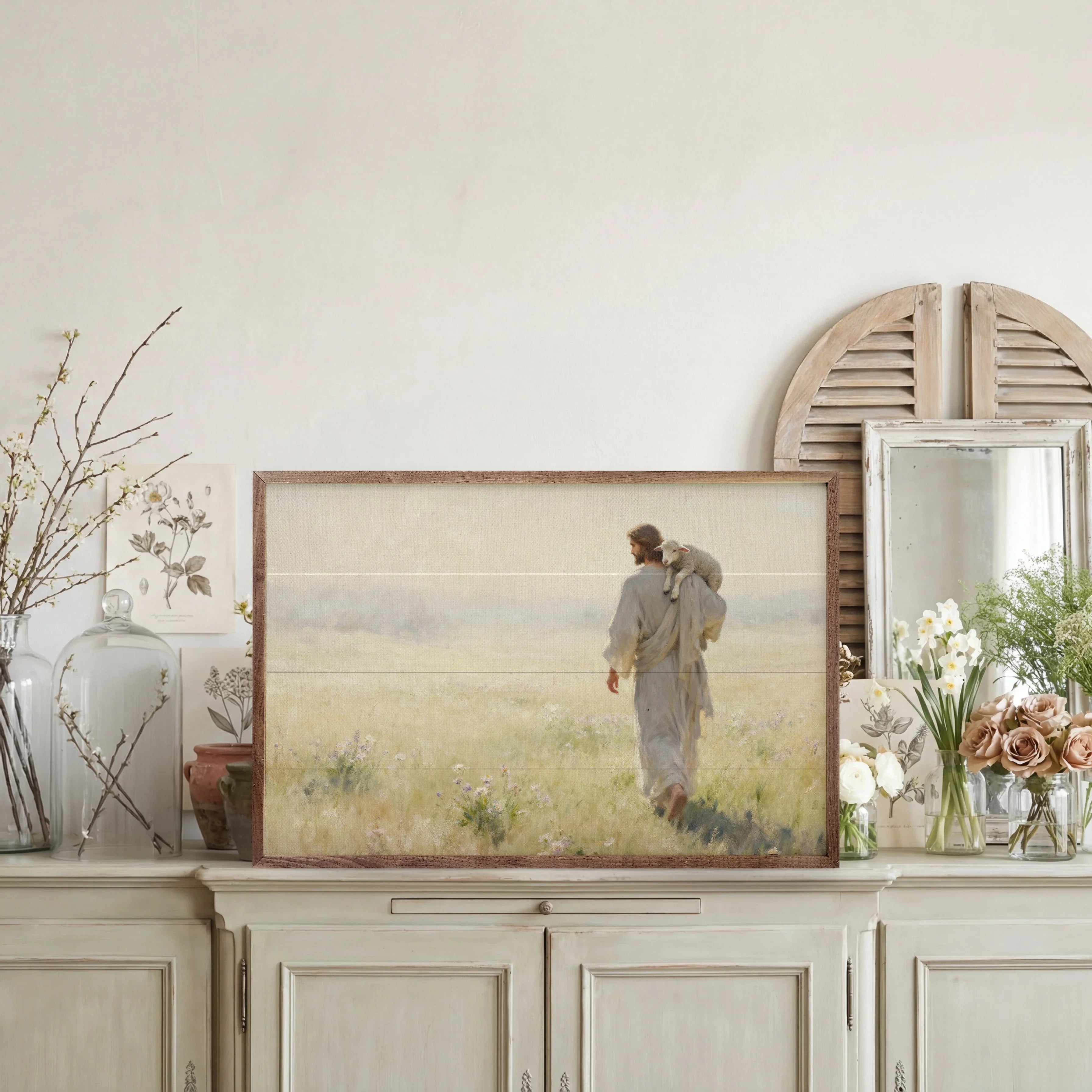 Spring Jesus With Lamb