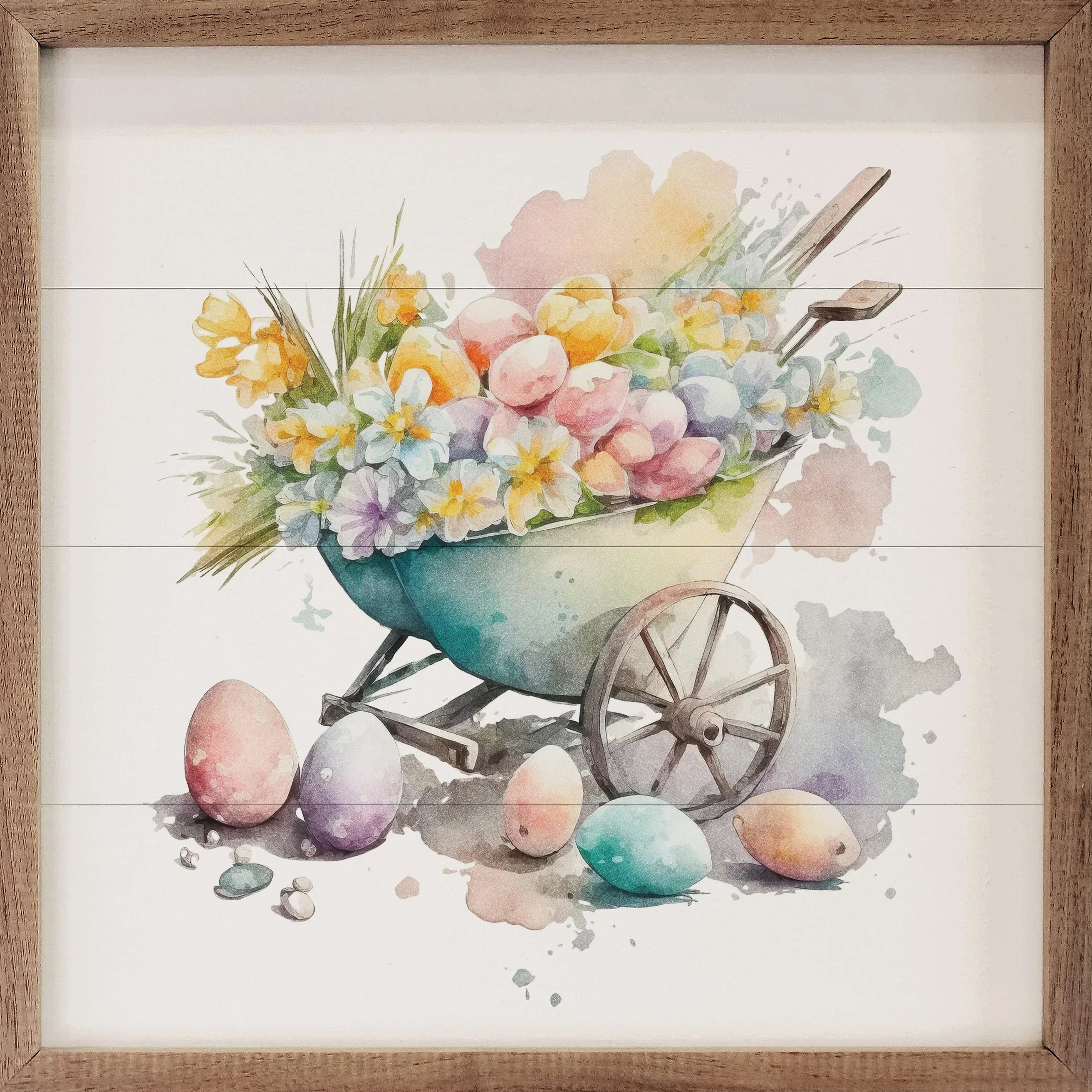 Easter Wheelbarrow White