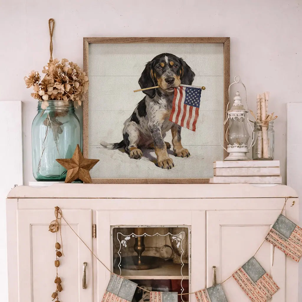 Patriotic Pets Bluetick Coonhound Kendrick Home Patriotic Pets Bluetick Coonhound Kendrick Home