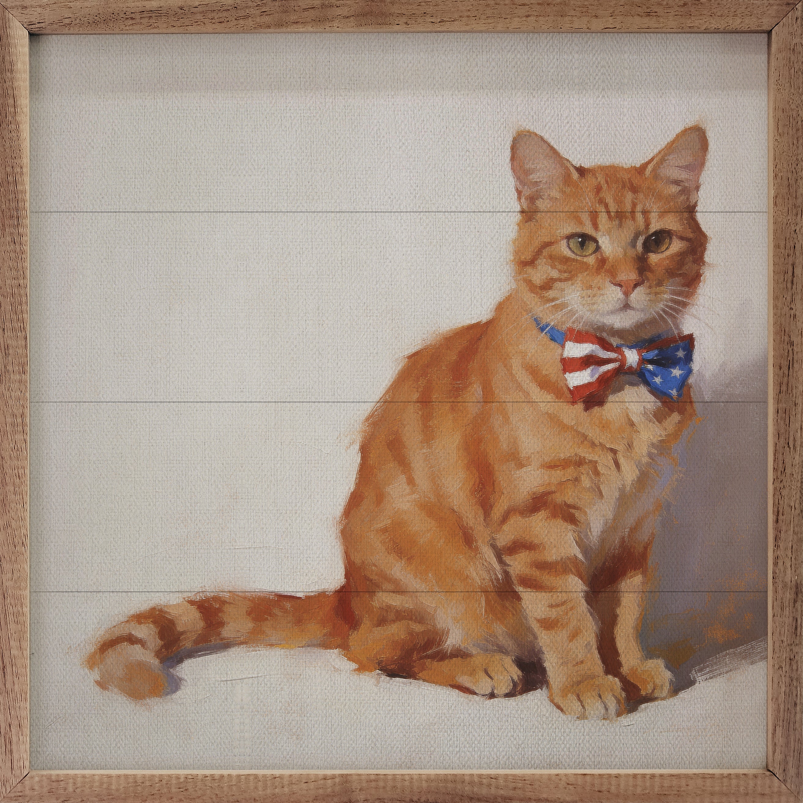 Patriotic Pets Orange Tabby Cat Kendrick Home
