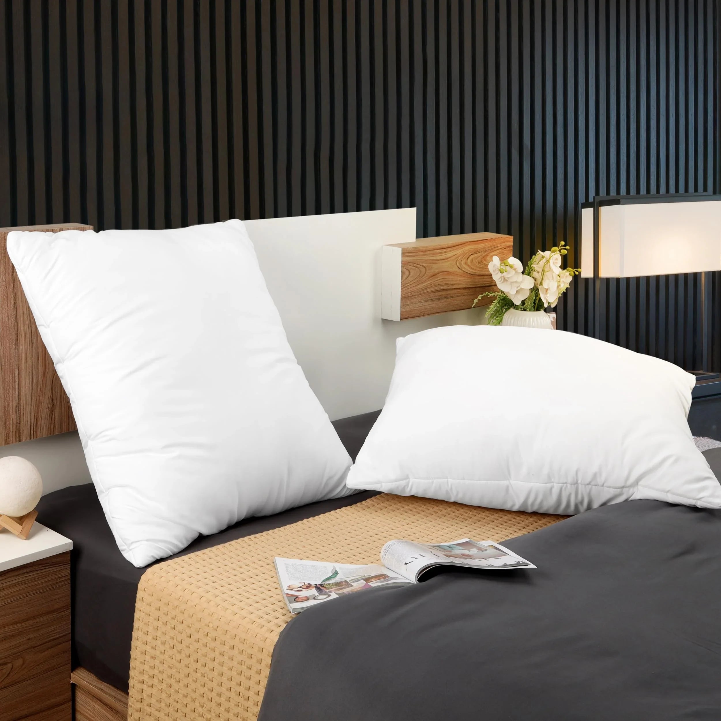 18" x 18" Throw Pillow Inserts (Set of 2) - KJ Cozy Designs