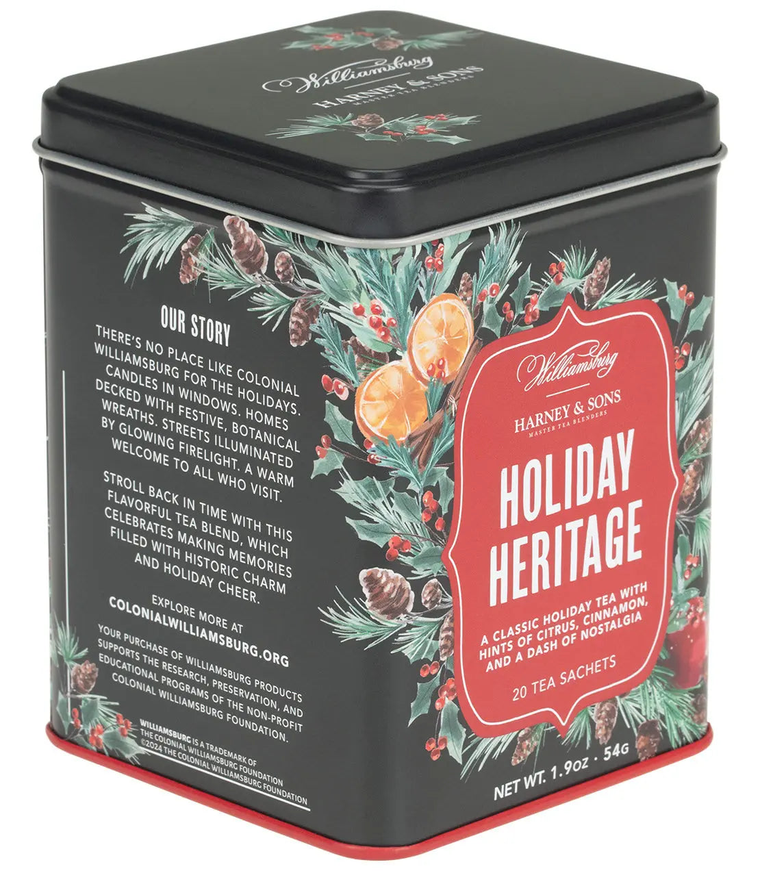Williamsburg Holiday Heritage Tea Harney & Sons Fine Teas