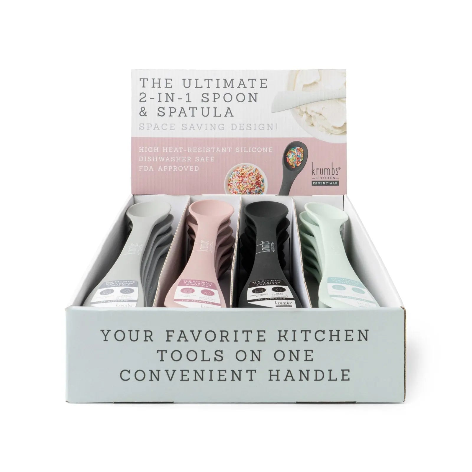Krumbs Kitchen The Ultimate 2-in-1 Spoon & Spatula Mitten Makers Market