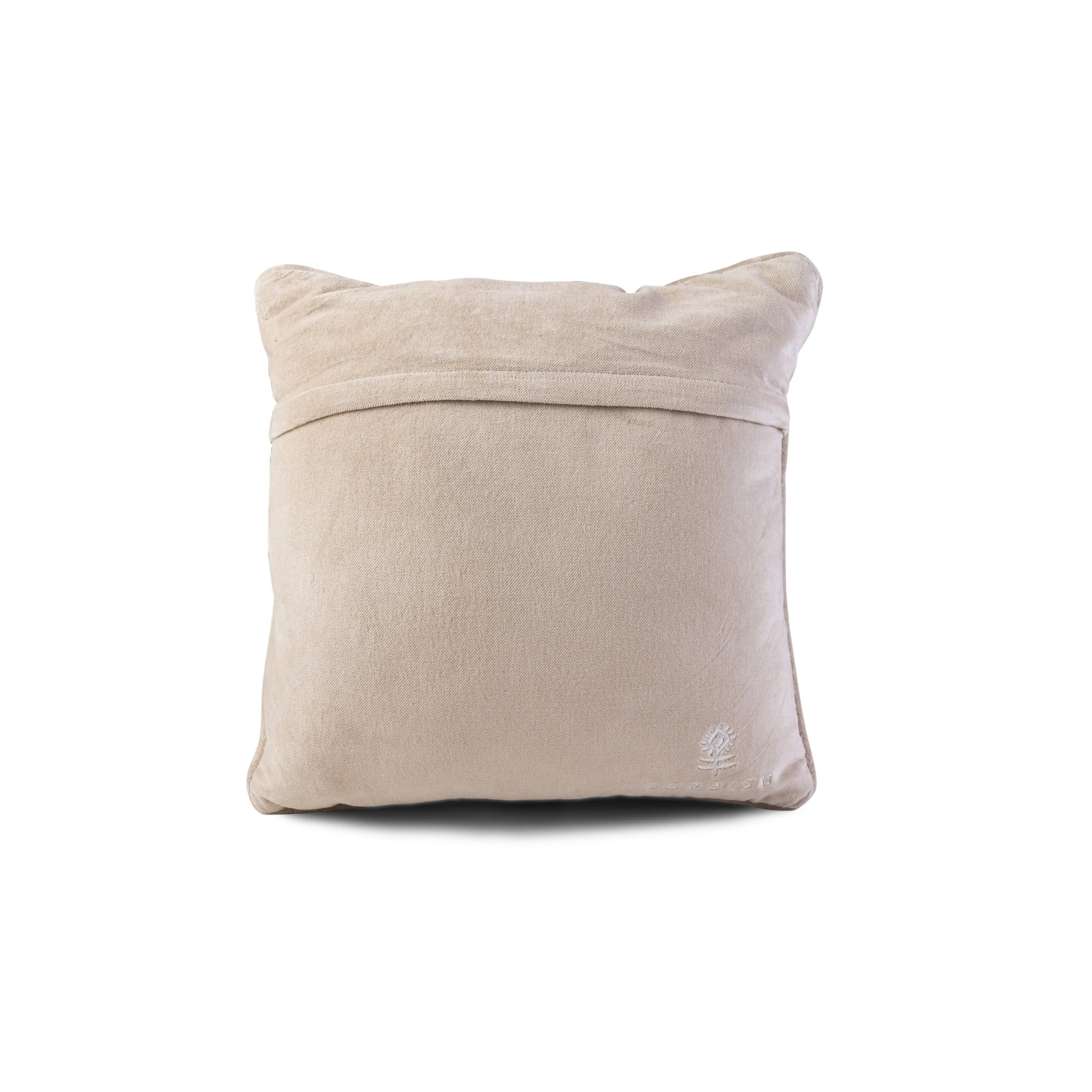 Leave by Nine Needlepoint Pillow Furbish Studio