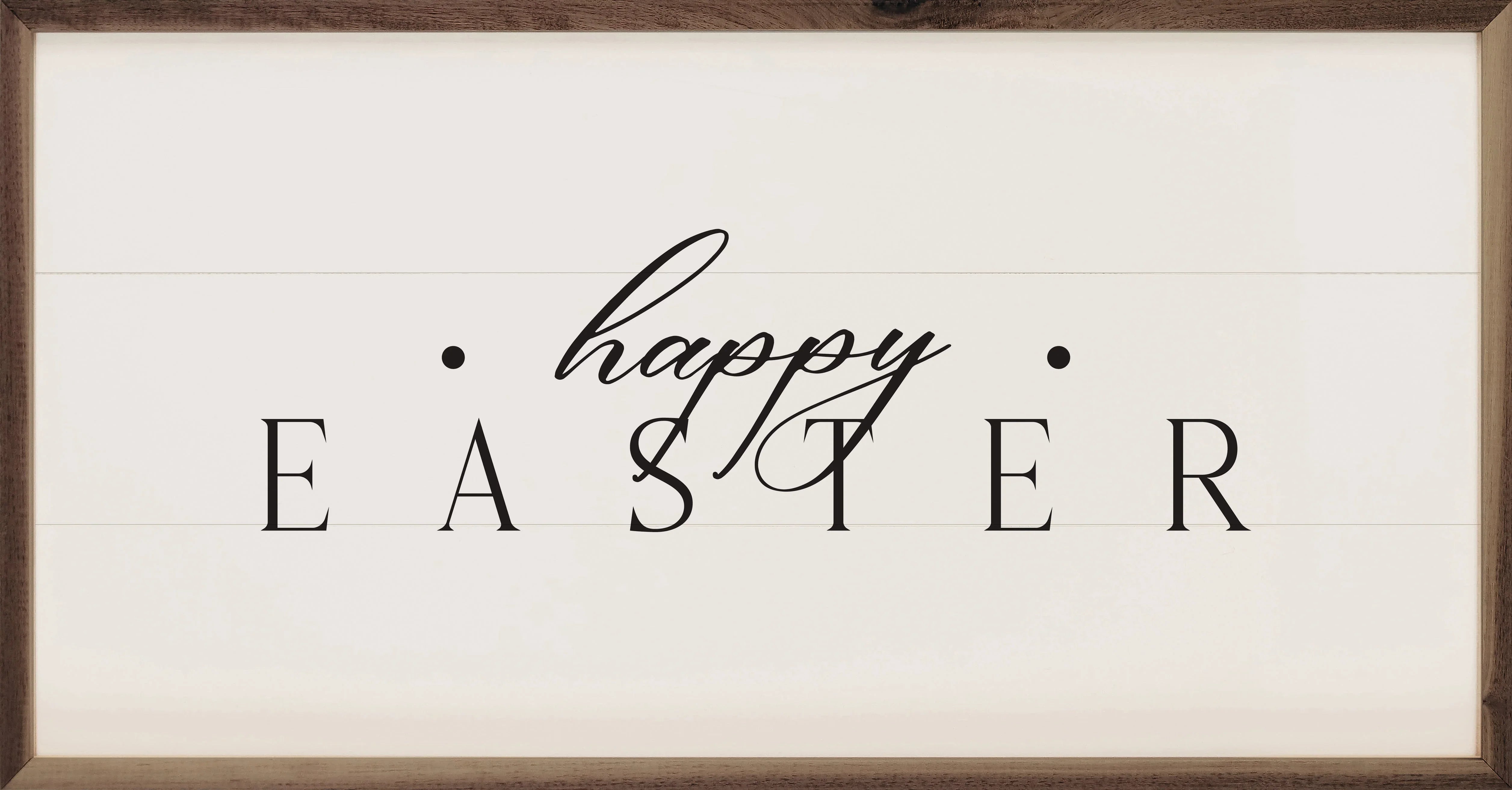 Happy Easter Dots White