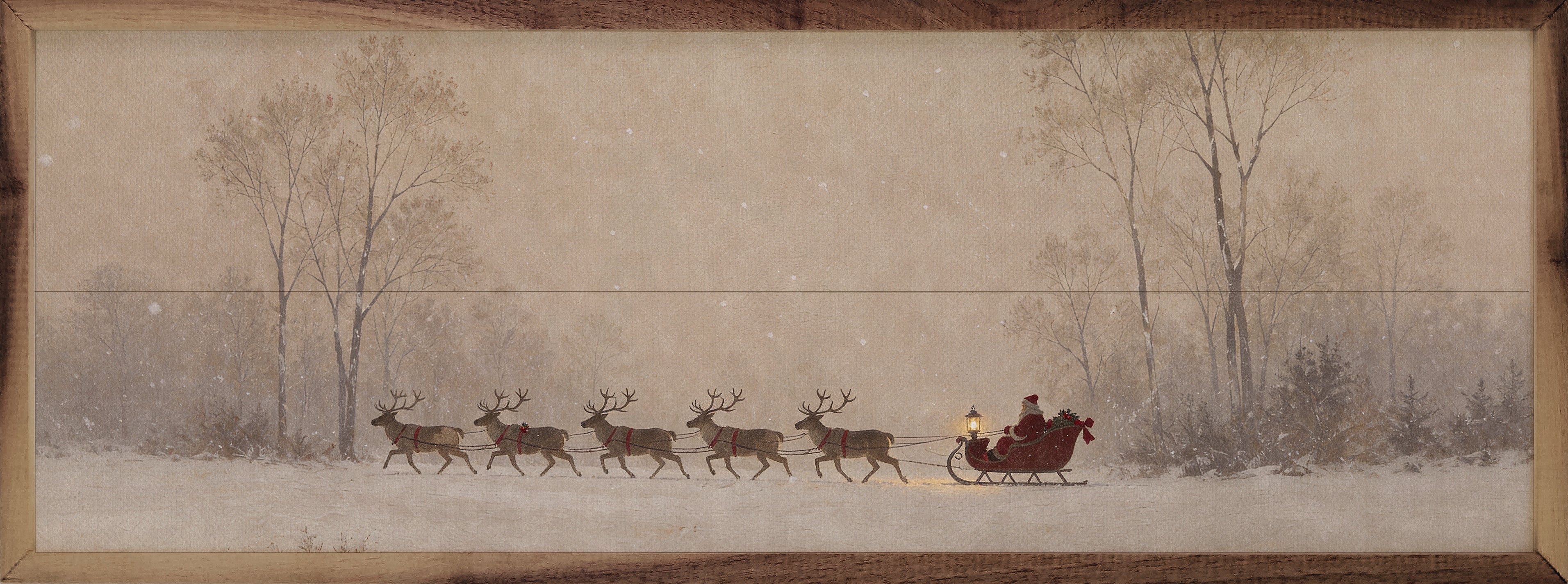 Sleigh Across The Winter Meadow Kendrick Home Sleigh Across The Winter Meadow Kendrick Home