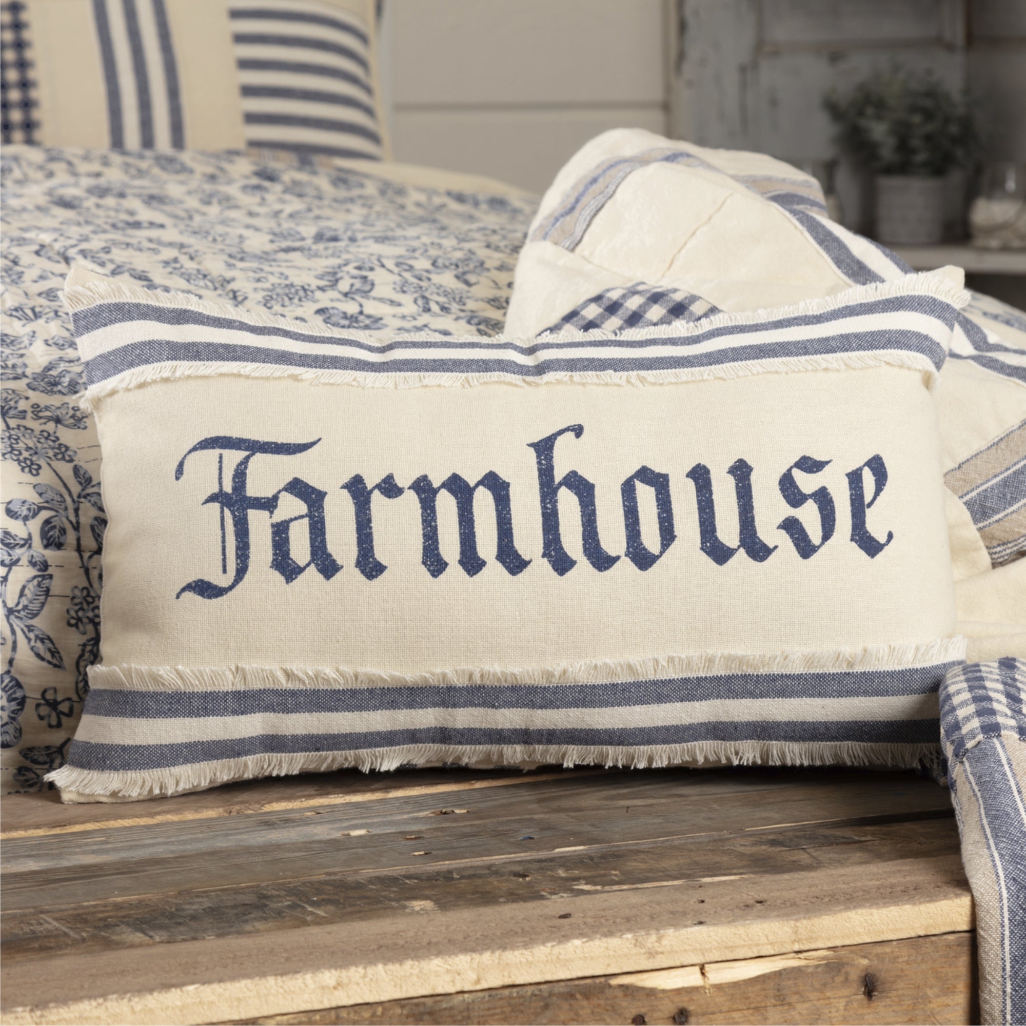 Doylestown Farmhouse Pillow Cover – 12" x 20"