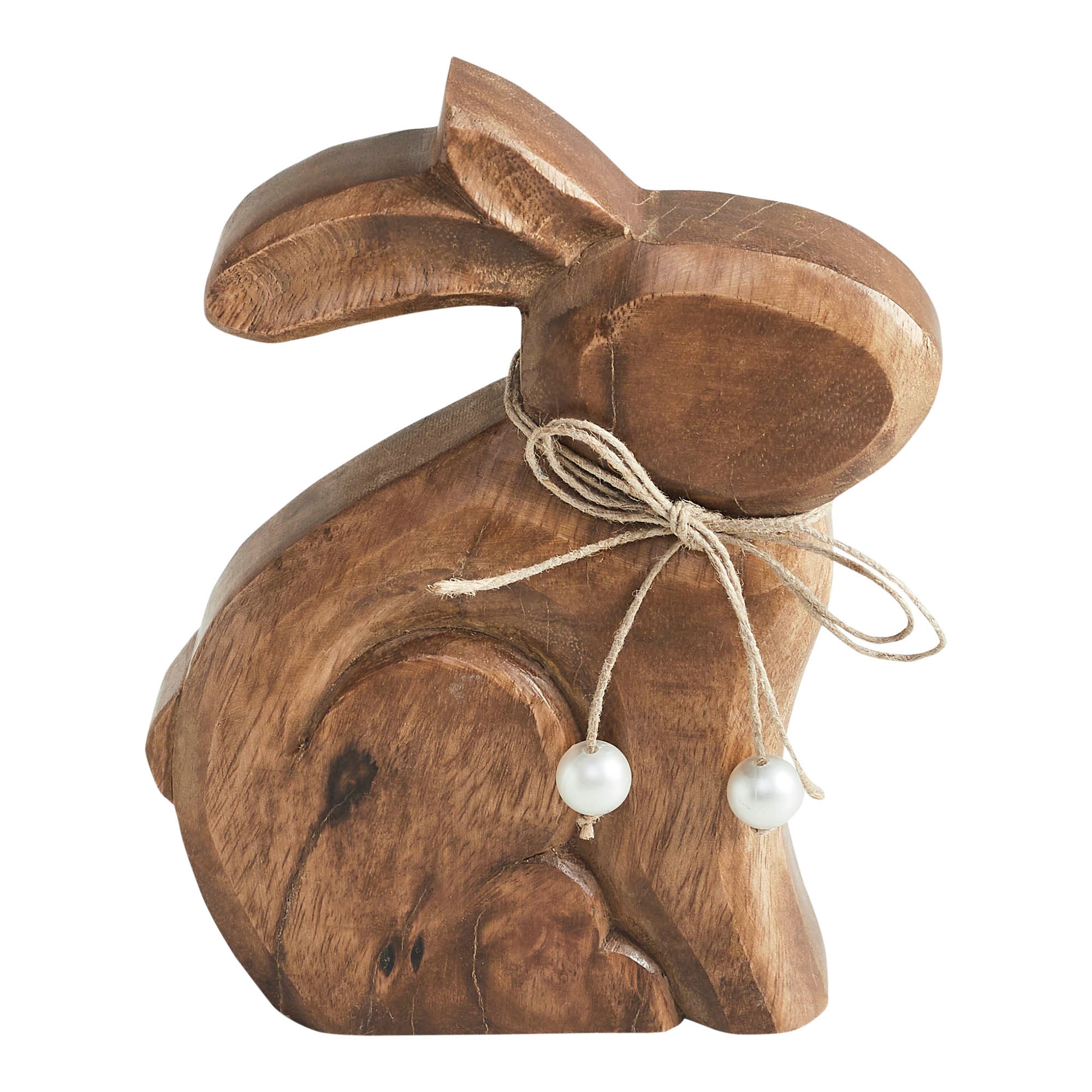 Bunny Hop Natural Wooden Sitting Bunny – 6"