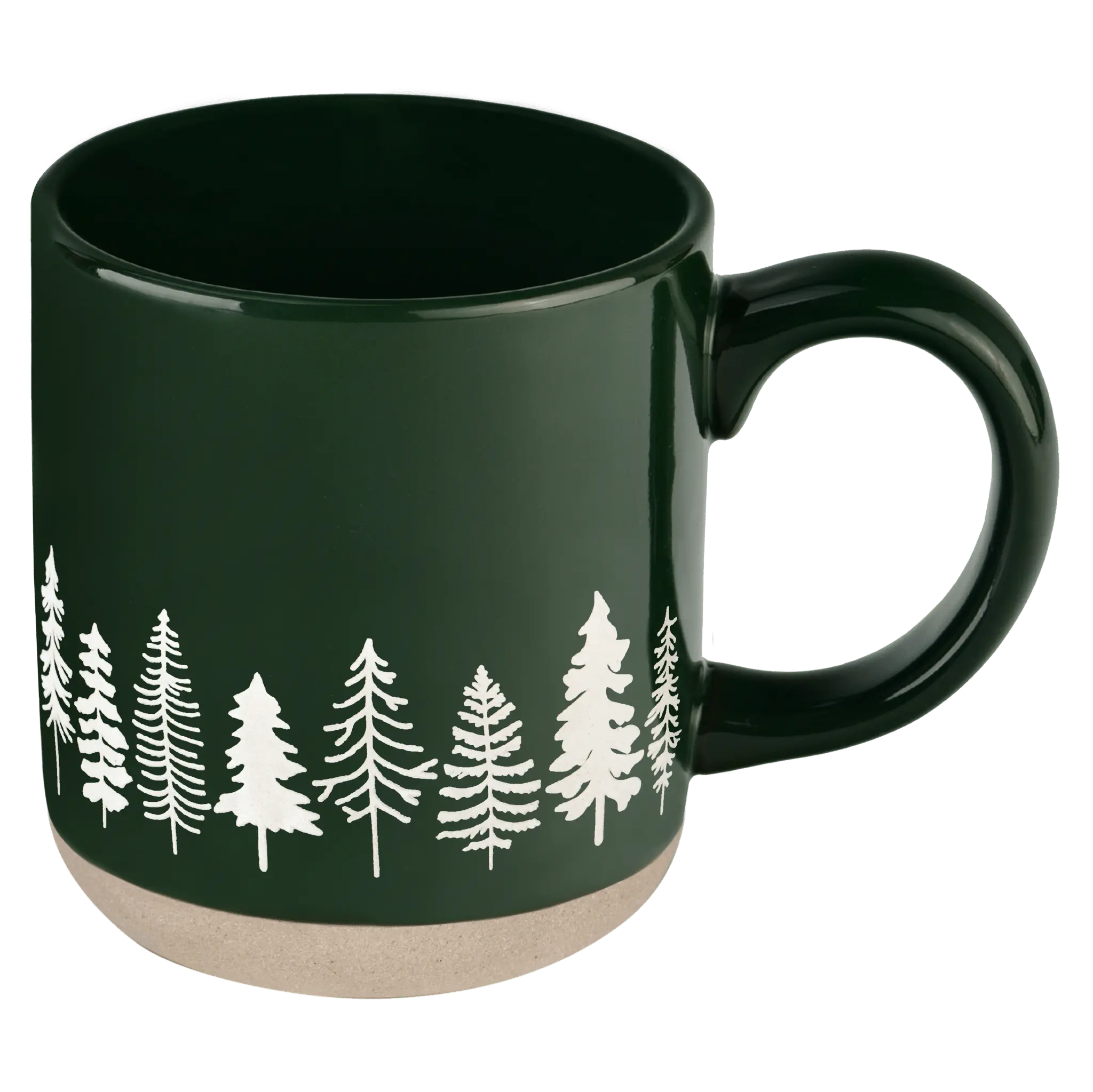 Pine Trees 14 oz Stoneware Coffee Mug Sweet Water Decor Pine Trees 14 oz Stoneware Coffee Mug Sweet Water Decor
