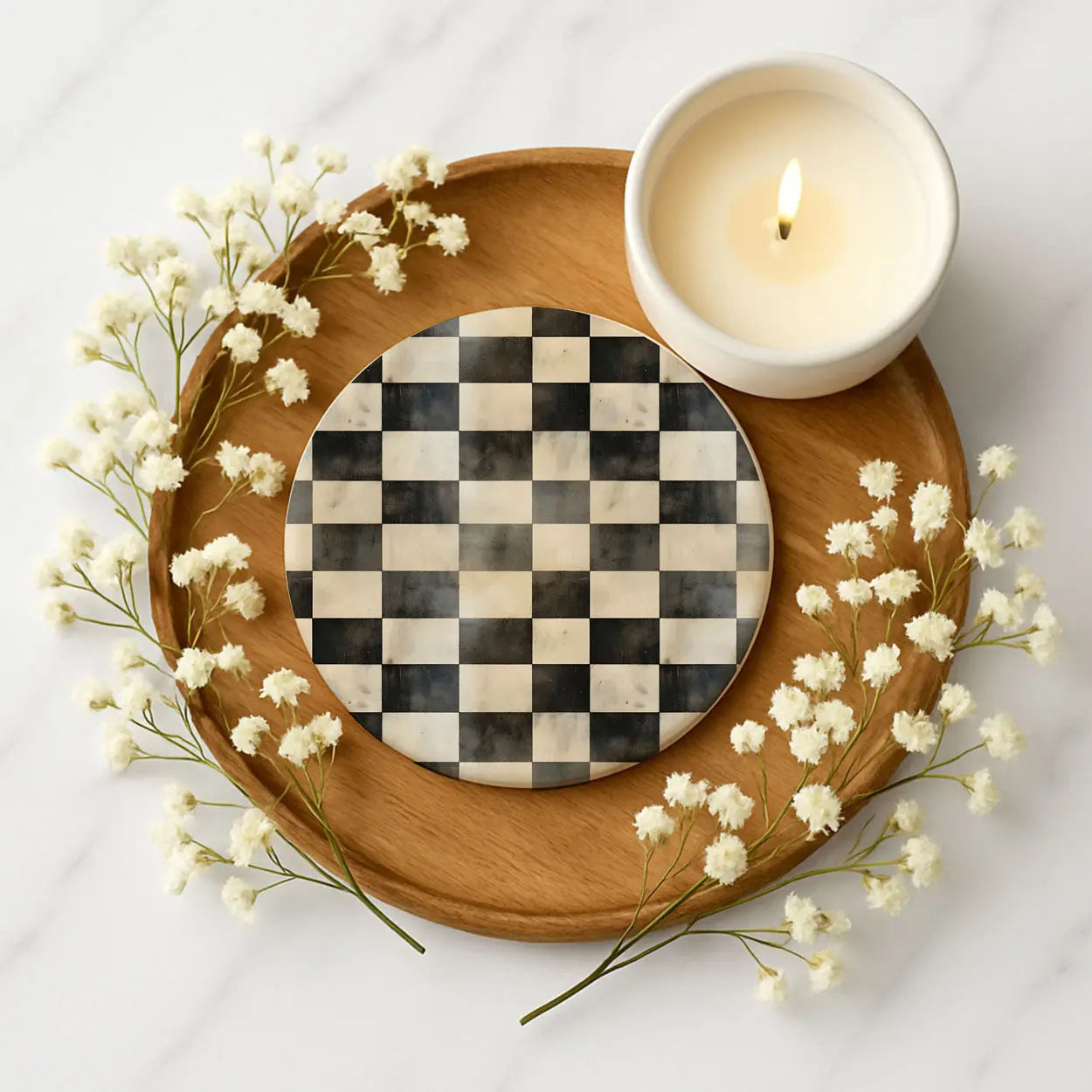 Courtly Check Coasters Gia Roma Courtly Check Coasters Gia Roma