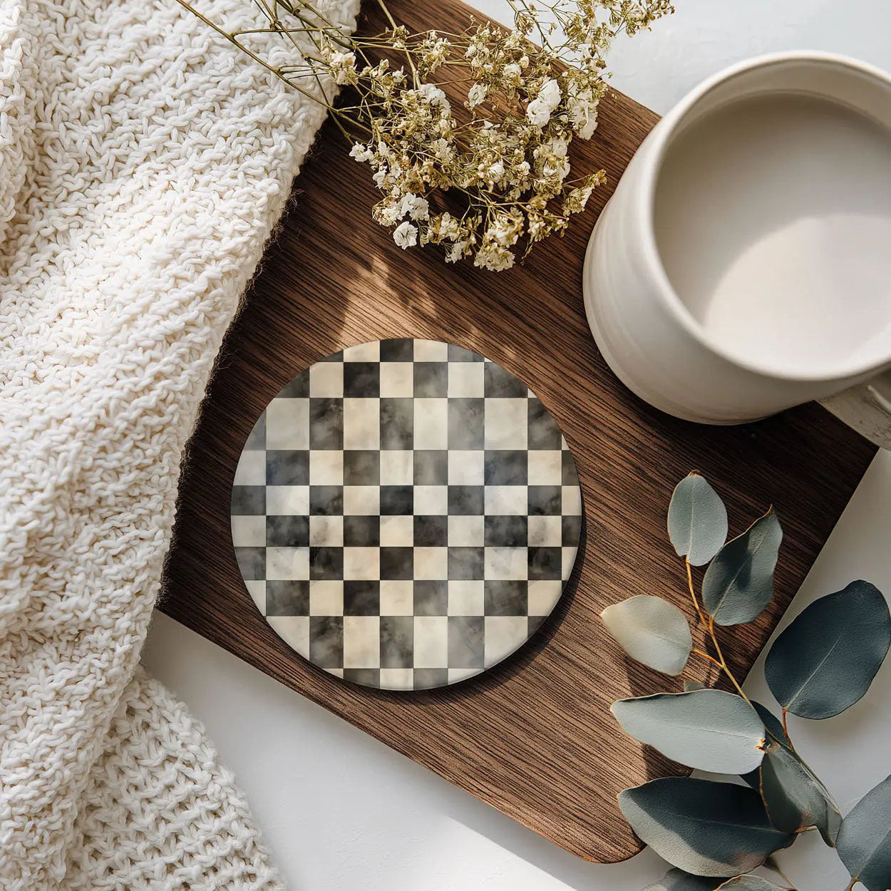 Courtly Check Coasters Gia Roma Courtly Check Coasters Gia Roma