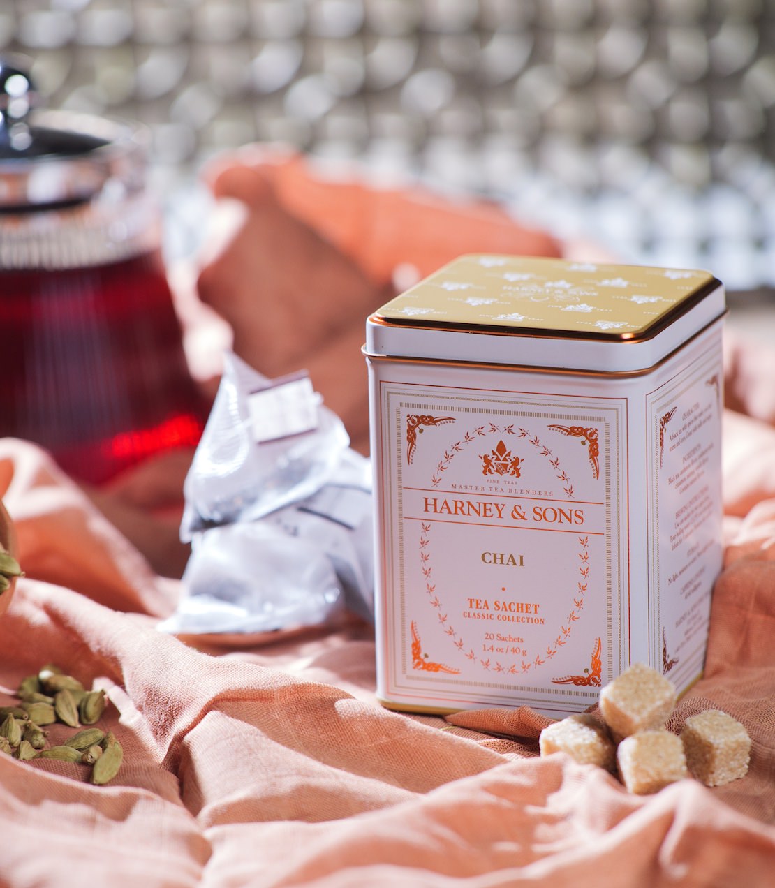 Chai, Classic Tin of 20 Sachets Harney & Sons Fine Teas