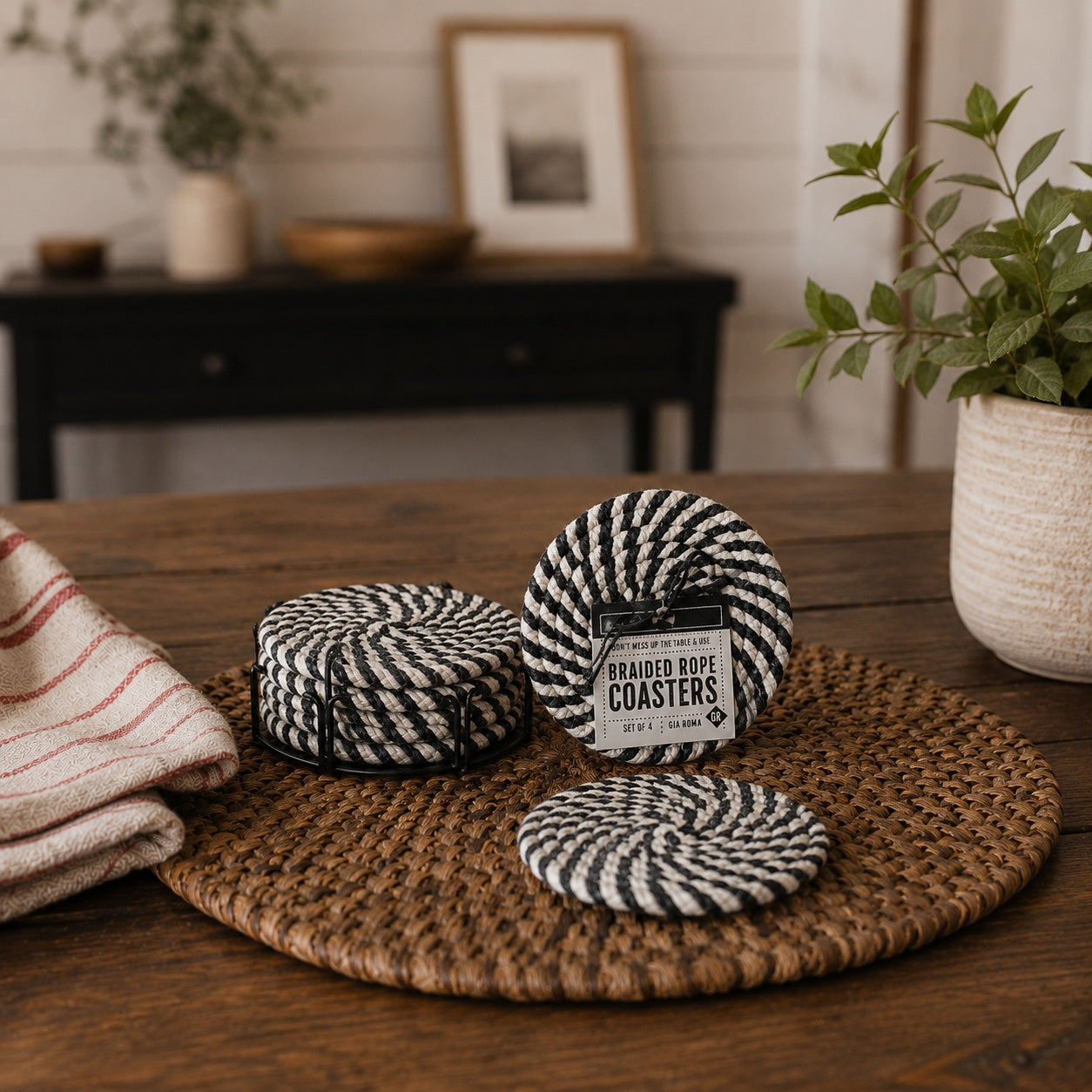 Fall Fabric Coasters Gia Roma Fall Fabric Coasters Gia Roma