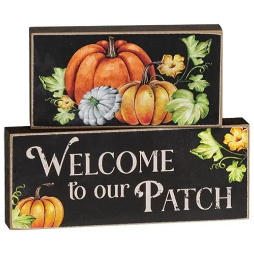 Welcome to Our Patch Stacking Blocks | Set of 2