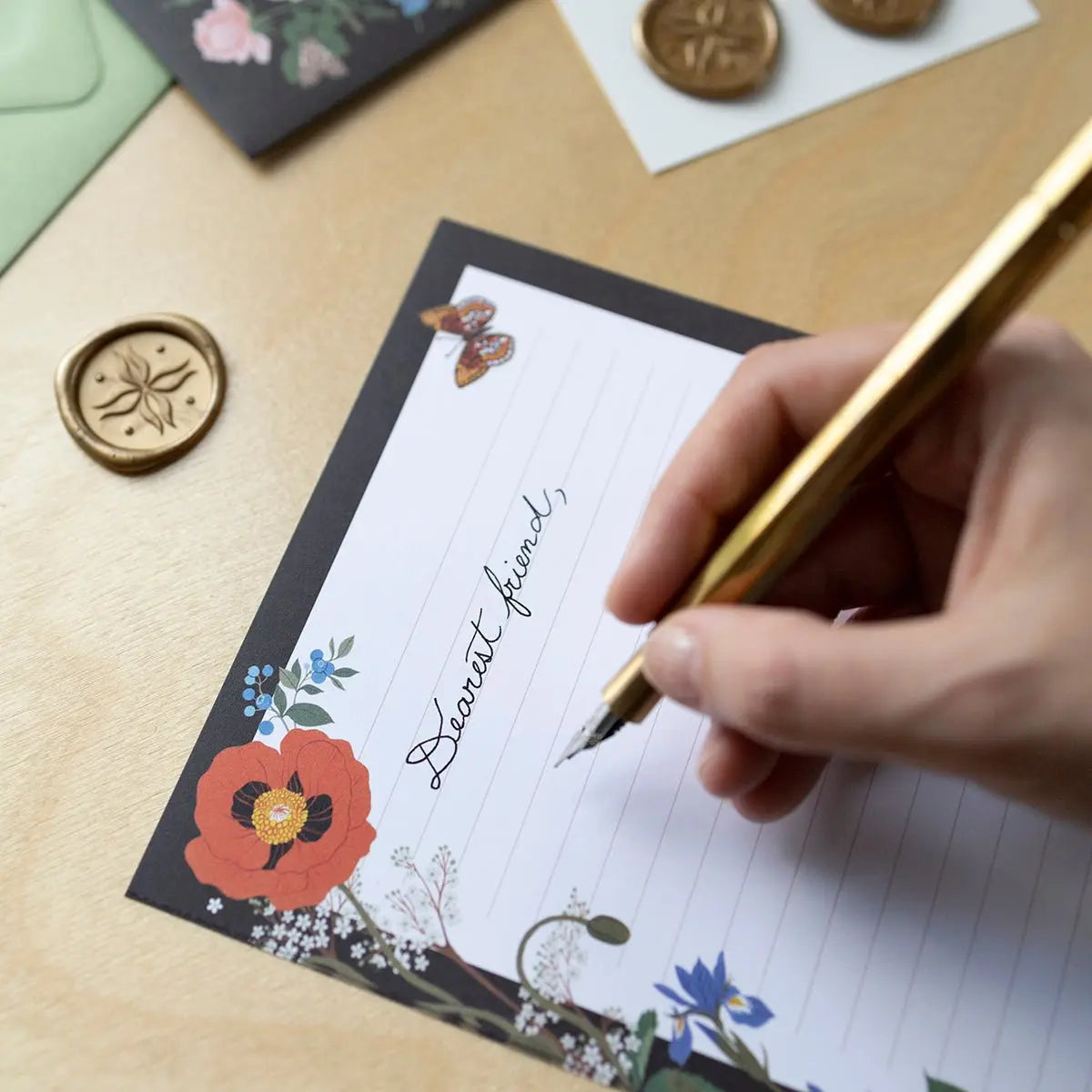 WILD FLOWERS | Letter Writing Set Botanica Paper Co.® WILD FLOWERS | Letter Writing Set Botanica Paper Co.®