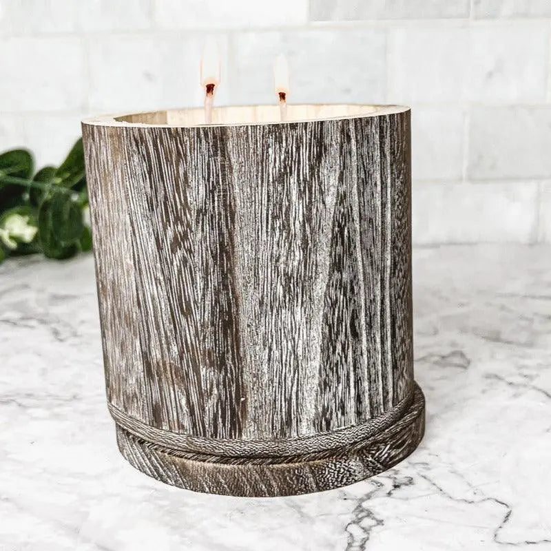 Wood Candle Vase – Reusable Wood Vessel – 14 oz Gia Roma Wood Candle Vase – Reusable Wood Vessel – 14 oz Gia Roma