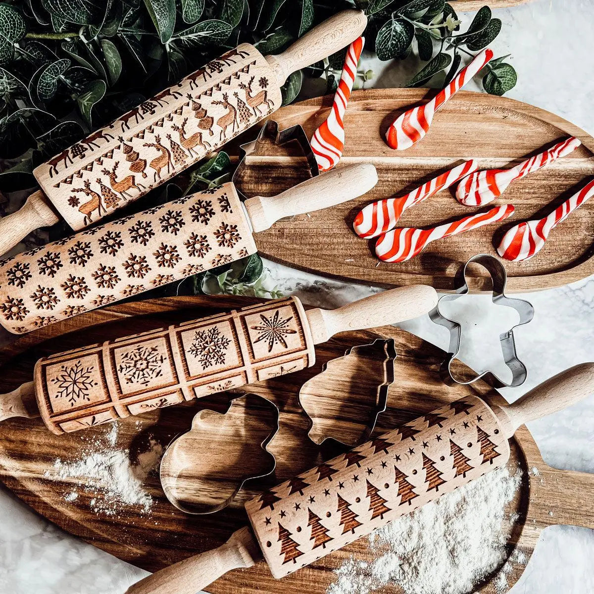 Christmas Rolling Pin Set | 10 Styles Gia Roma