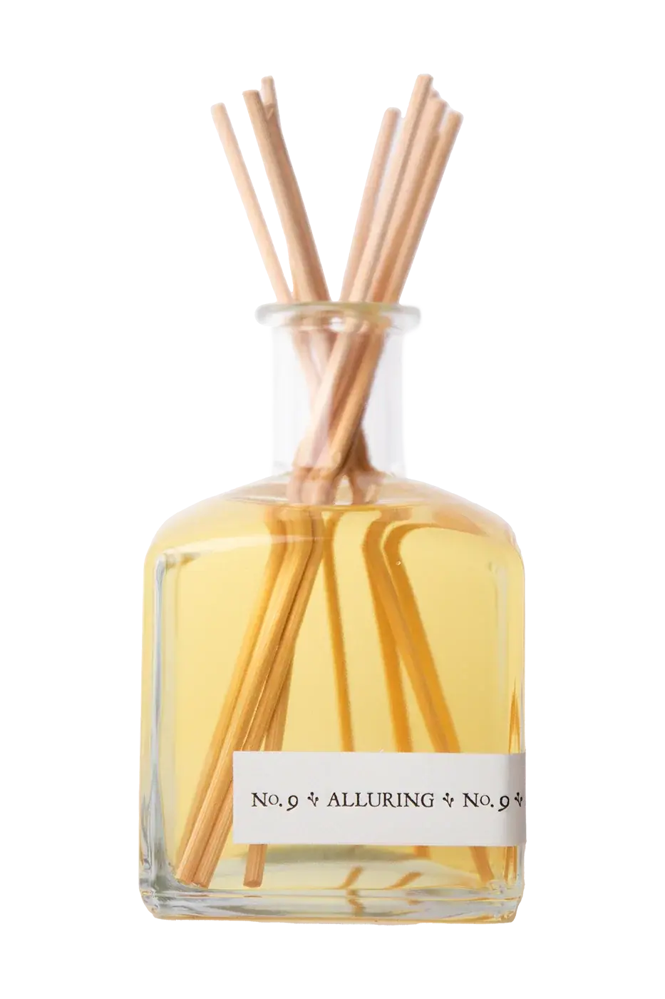 No. 9 Alluring reed diffuser with natural rattan sticks, cozy home fragrance for farmhouse or cottage decor