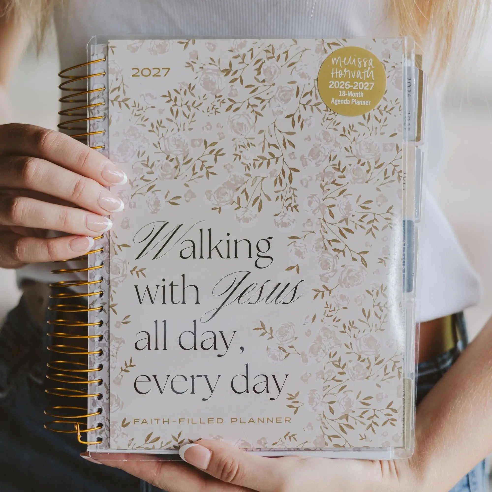 Walking with Jesus All Day, Every Day 2026-2027 18 Month Planner Sweet Water Decor Walking with Jesus All Day, Every Day 2026-2027 18 Month Planner Sweet Water Decor