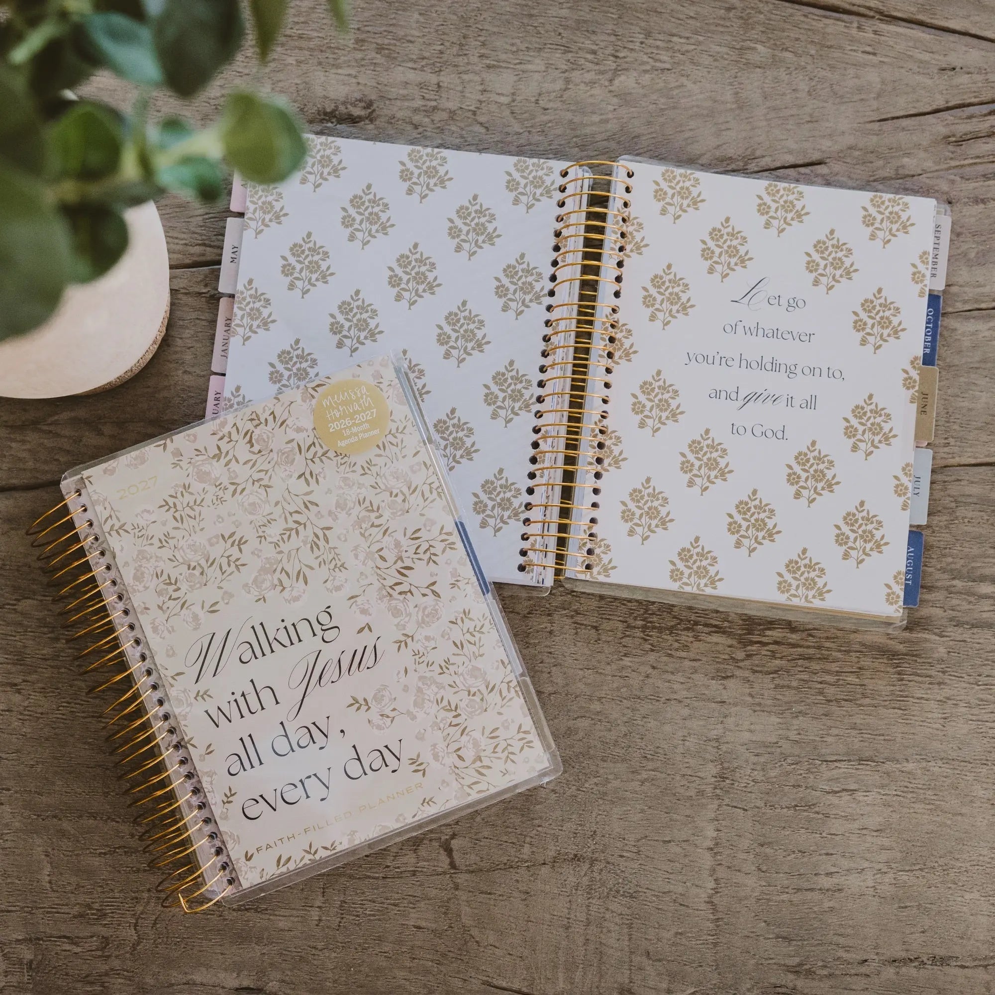 Walking with Jesus All Day, Every Day 2026-2027 18 Month Planner Sweet Water Decor Walking with Jesus All Day, Every Day 2026-2027 18 Month Planner Sweet Water Decor
