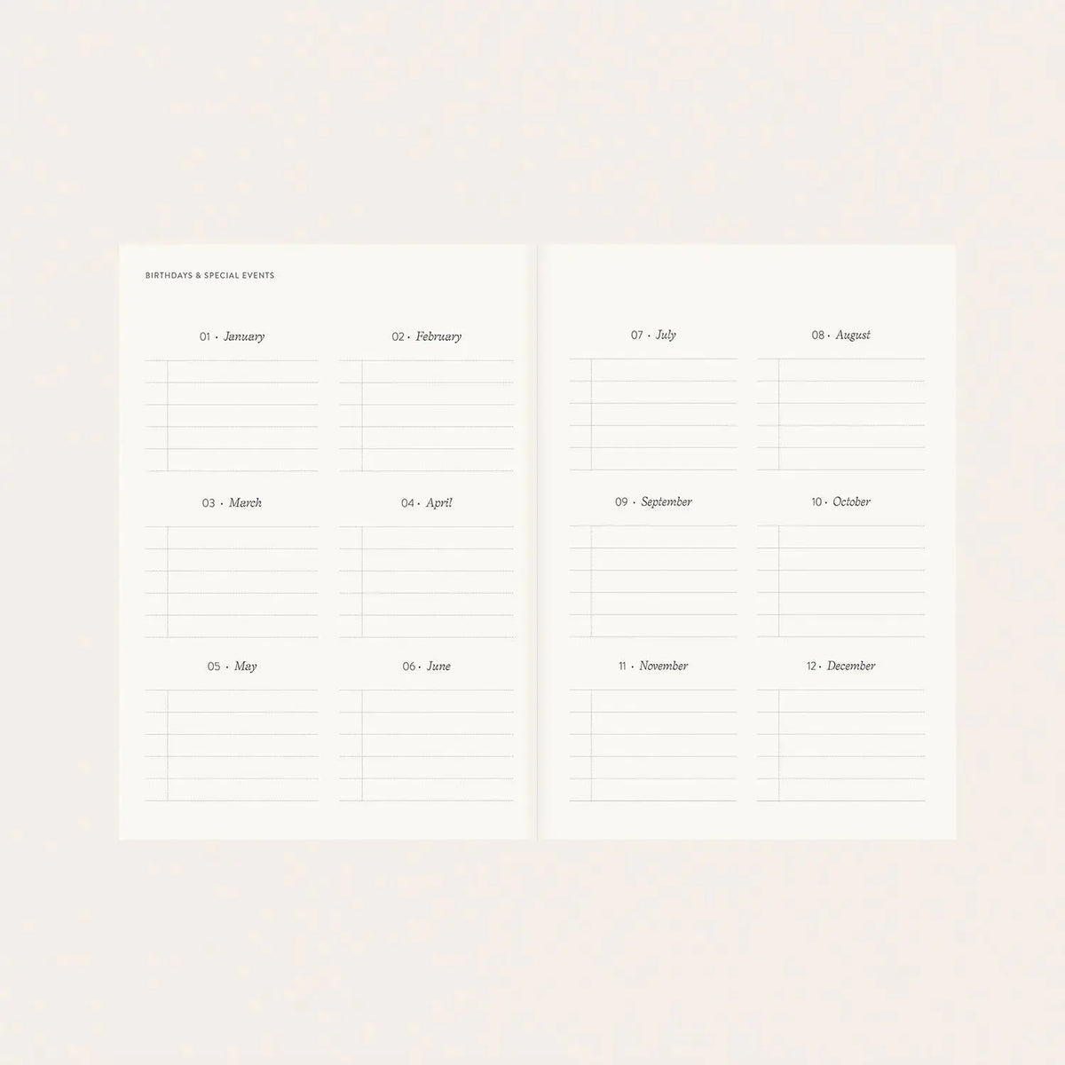 REVERIE | LINEN-BOUND PLANNER Botanica Paper Co.® REVERIE | LINEN-BOUND PLANNER Botanica Paper Co.®