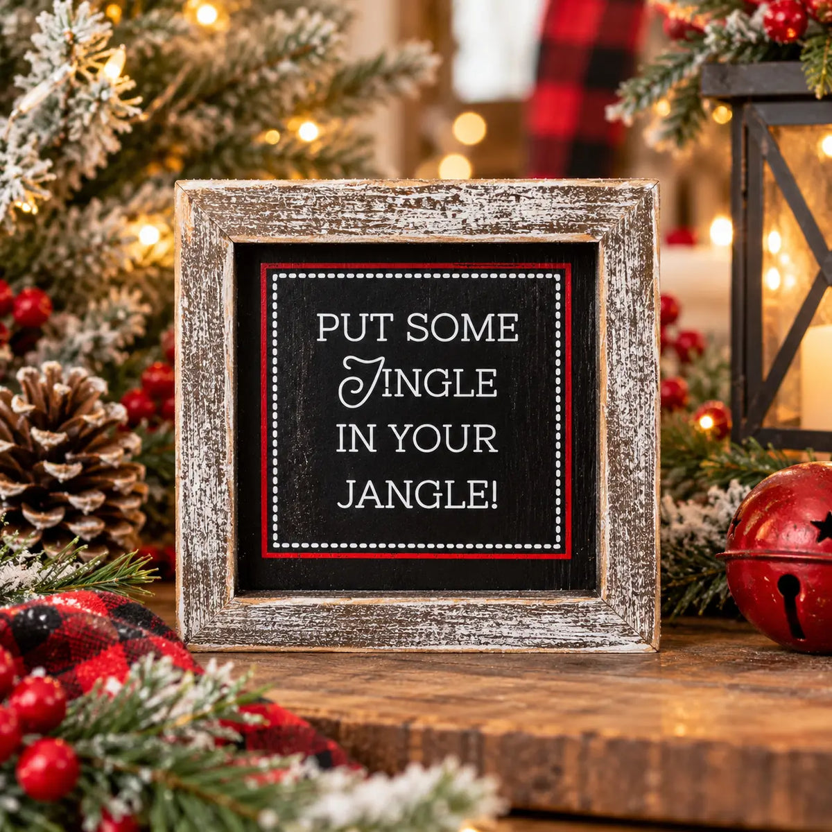 Black Christmas Sign