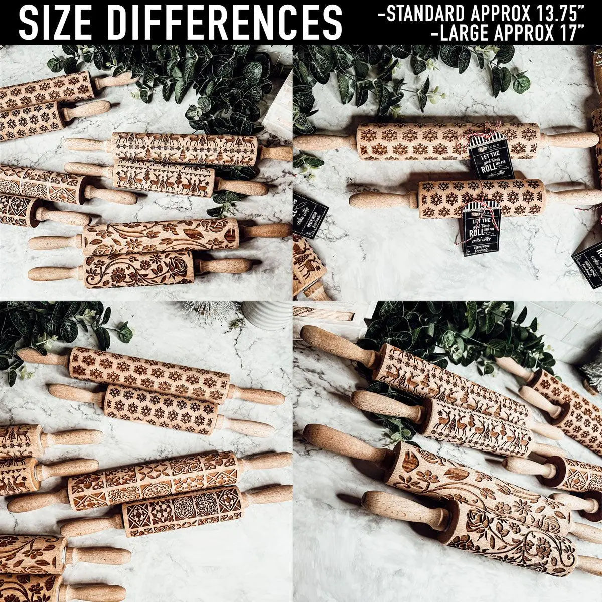 Christmas Rolling Pin Set | 10 Styles Gia Roma
