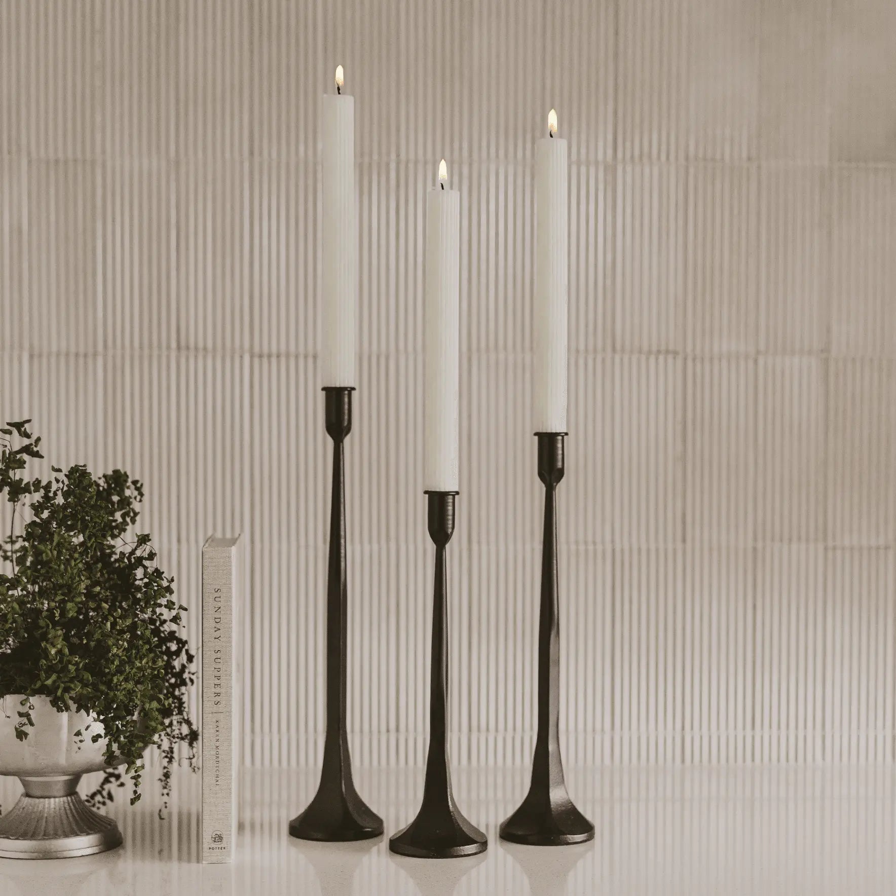 Black Cast Iron Taper Candle Holders Sweet Water Decor Black Cast Iron Taper Candle Holders Sweet Water Decor