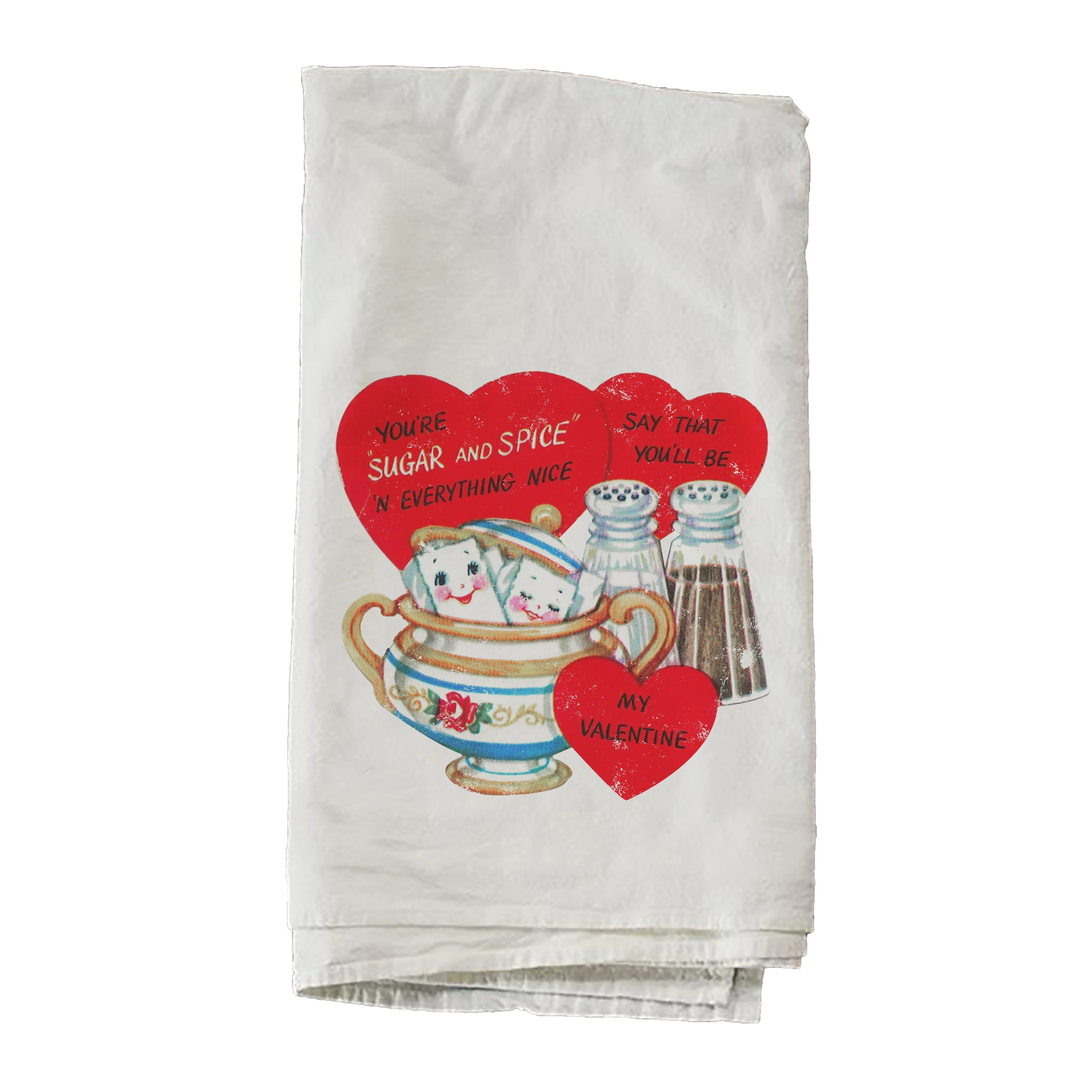 Sugar And Spice Valentine Towel