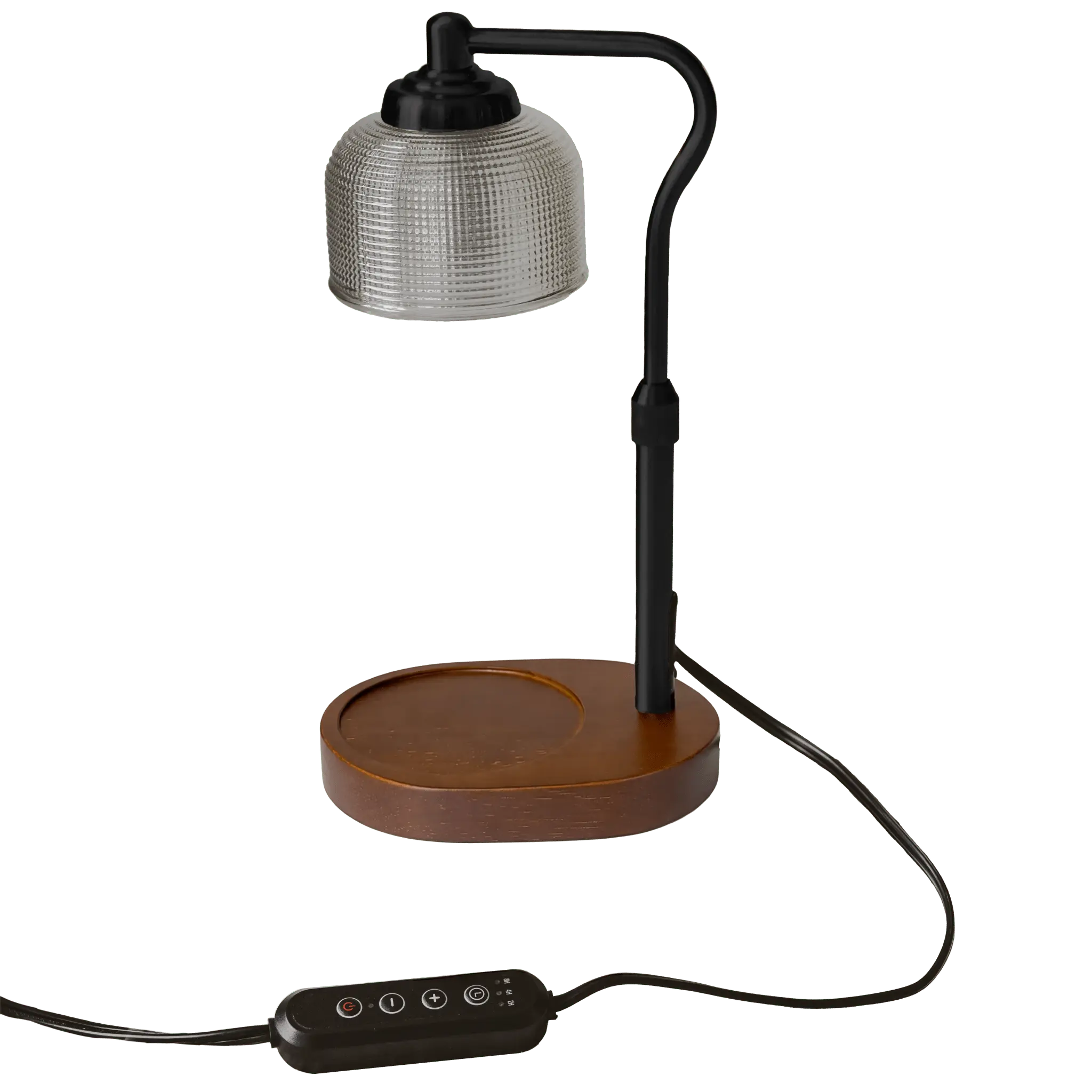 Candle Warmer Lamp with Wood Base Sweet Water Decor