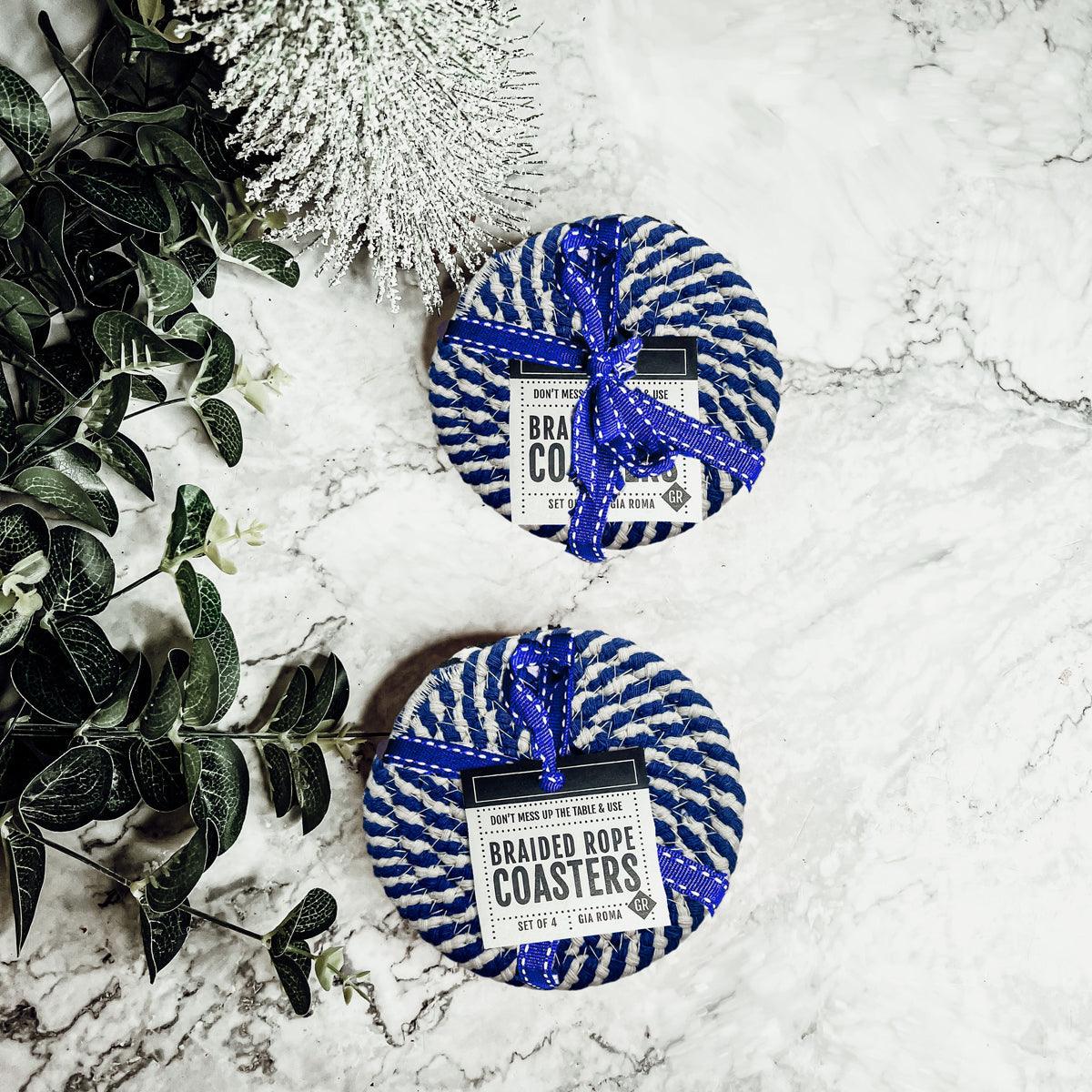 Blue Braided 4pk Gia Roma
