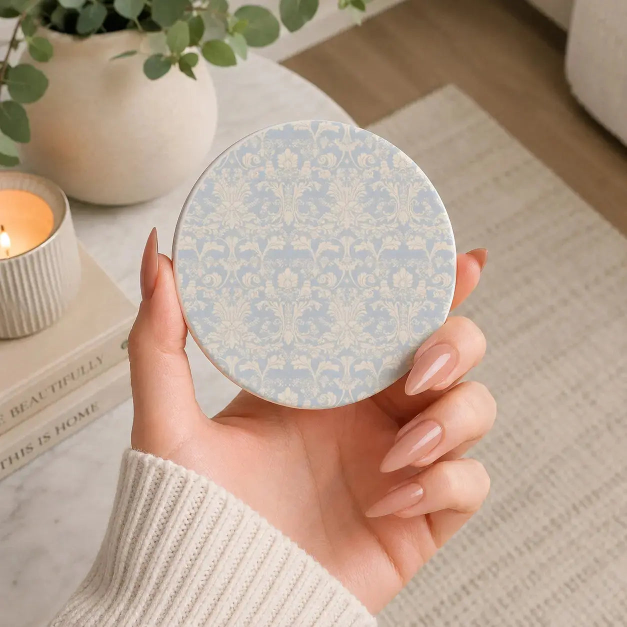 French Country Ceramic Coasters Gia Roma French Country Ceramic Coasters Gia Roma