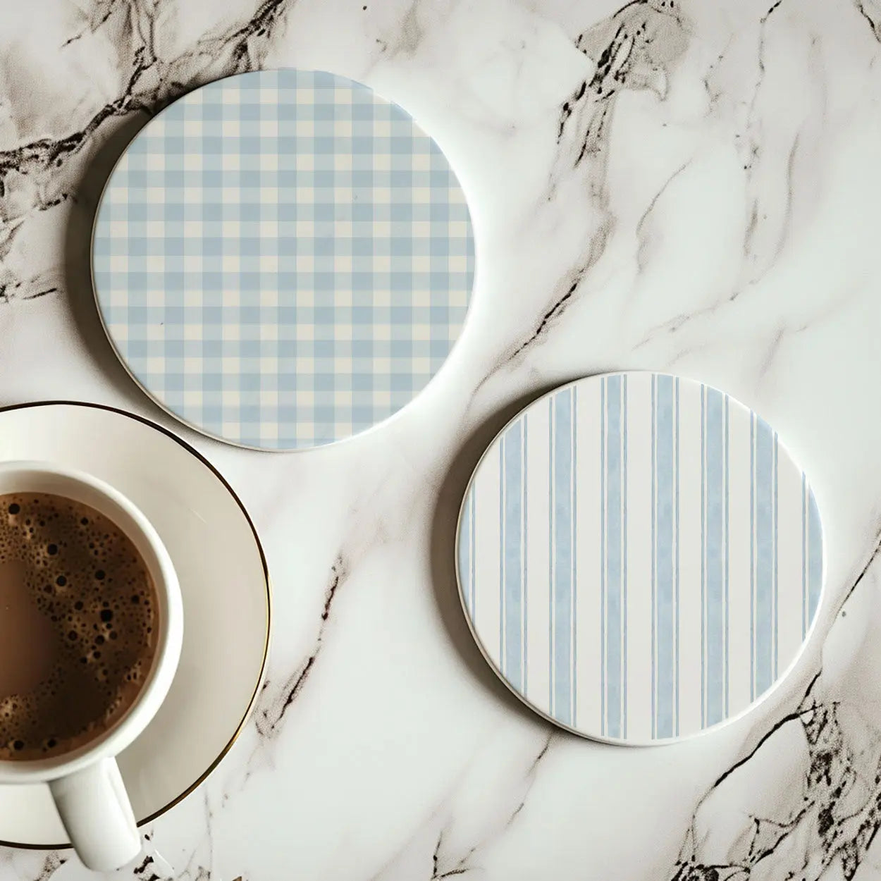 French Country Ceramic Coasters Gia Roma French Country Ceramic Coasters Gia Roma