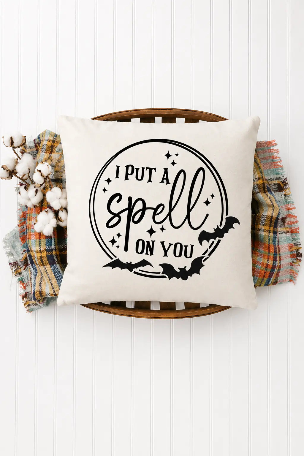 I Put a Spell on You Halloween Pillow Cover – 18" x 18"