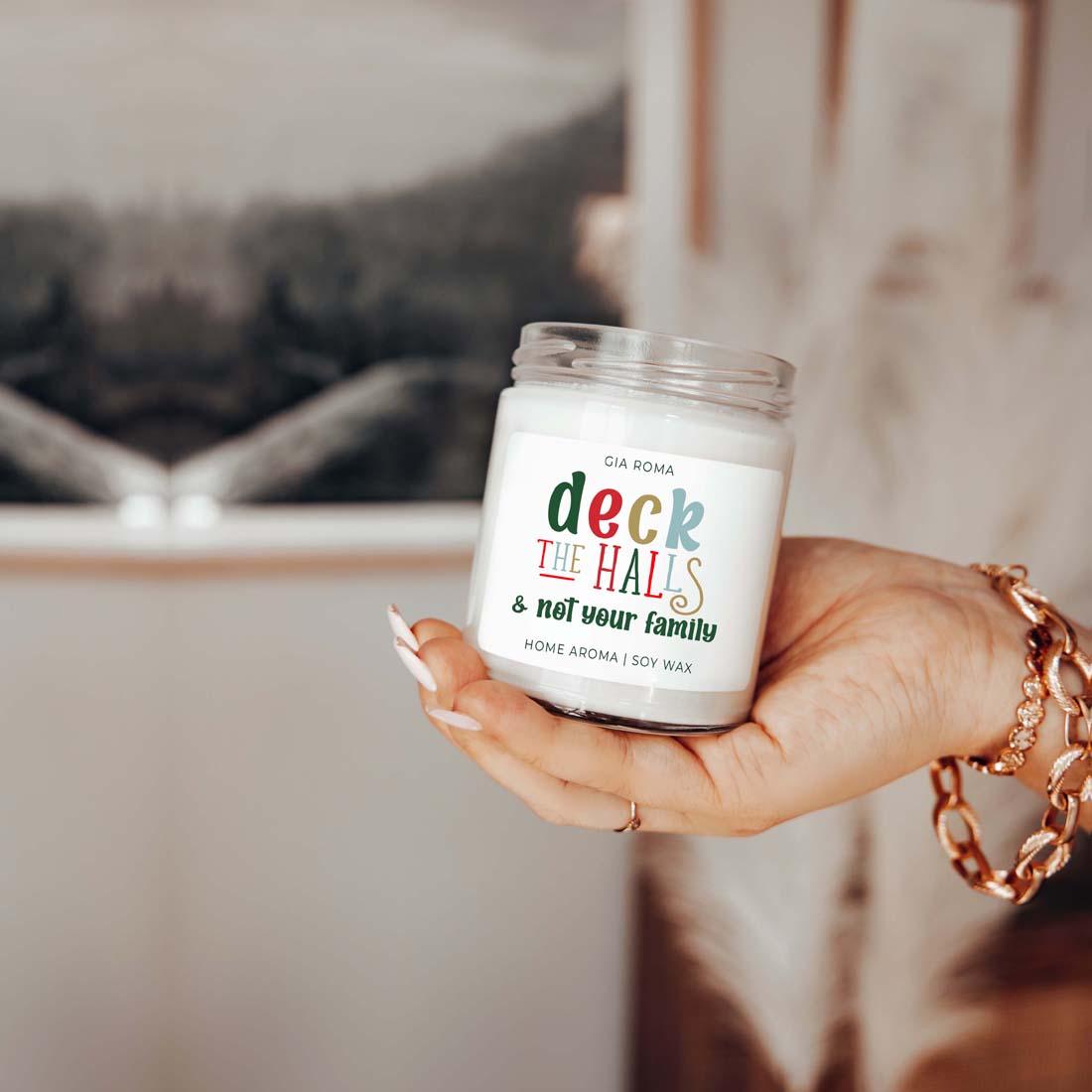Deck The Halls Candle Gia Roma Deck The Halls Candle Gia Roma