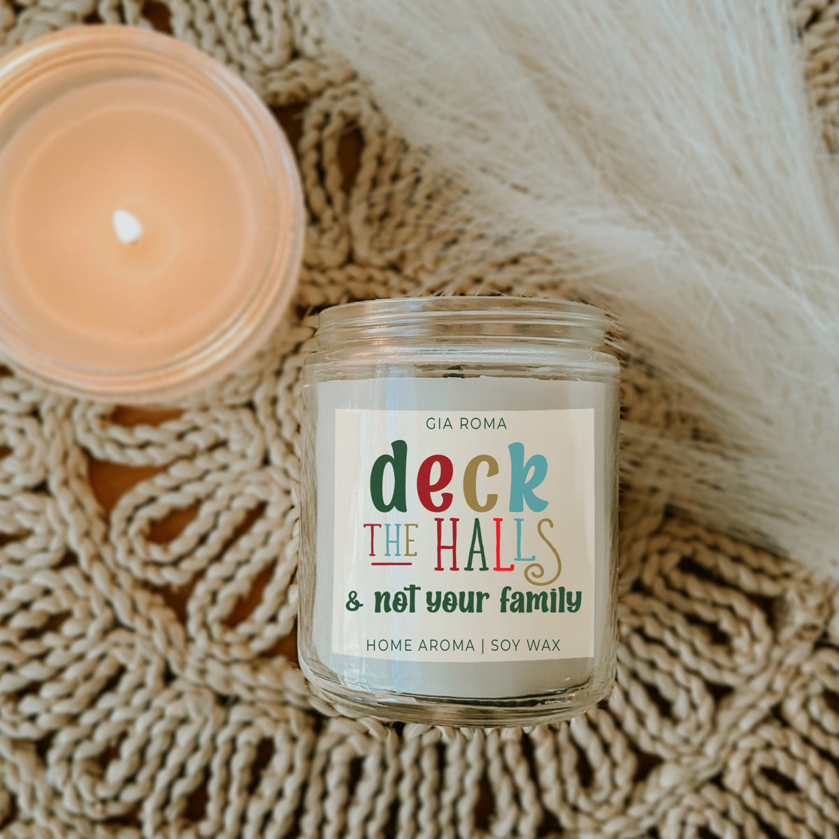Deck The Halls Candle Gia Roma Deck The Halls Candle Gia Roma
