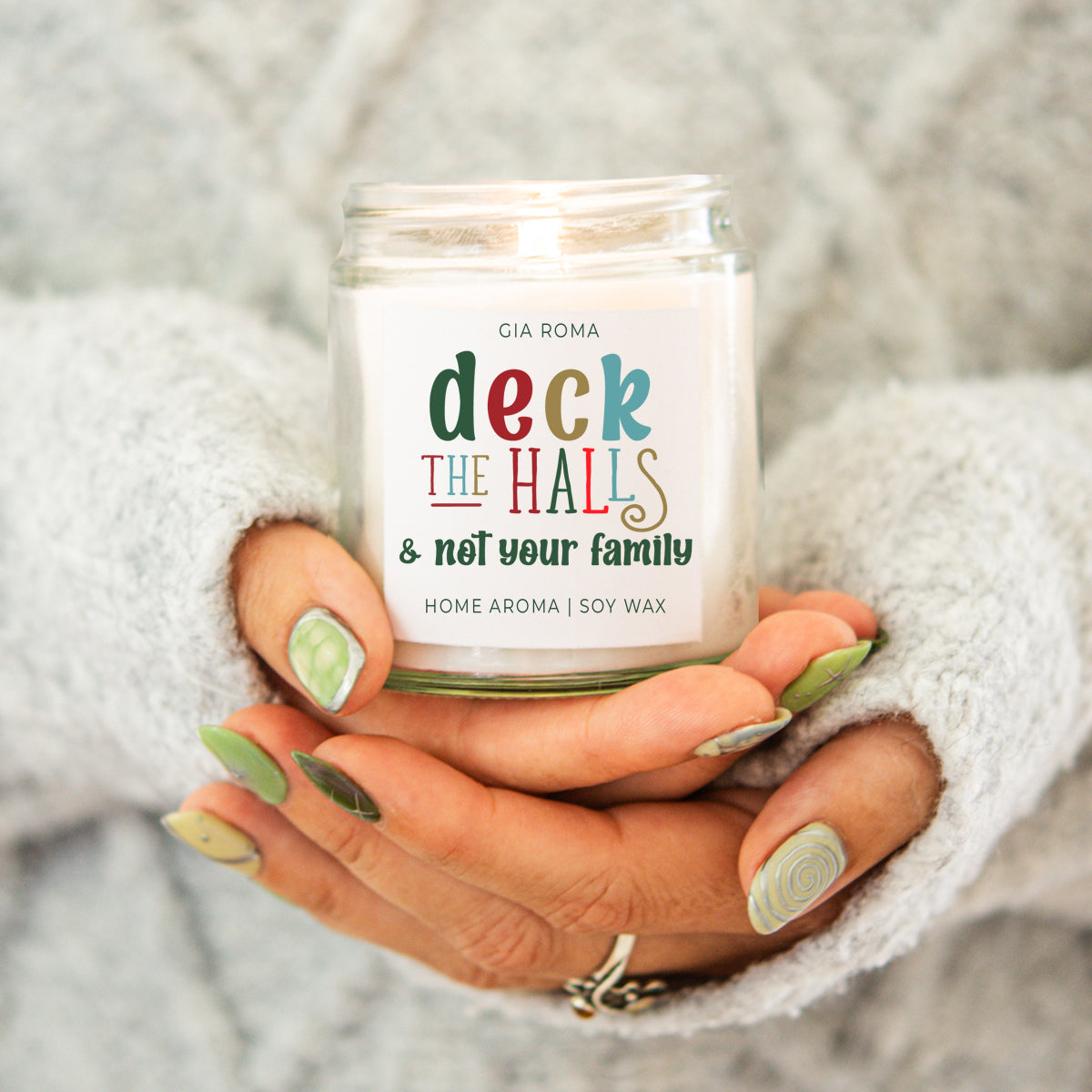 Deck The Halls Candle Gia Roma Deck The Halls Candle Gia Roma