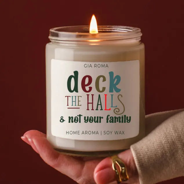 Deck The Halls Candle Gia Roma Deck The Halls Candle Gia Roma