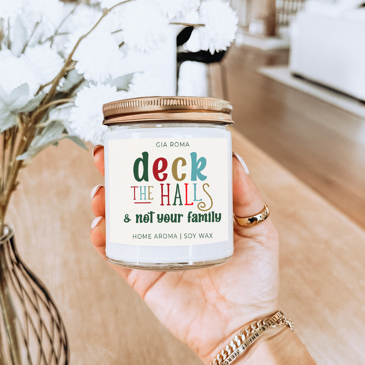Deck The Halls Candle Gia Roma Deck The Halls Candle Gia Roma
