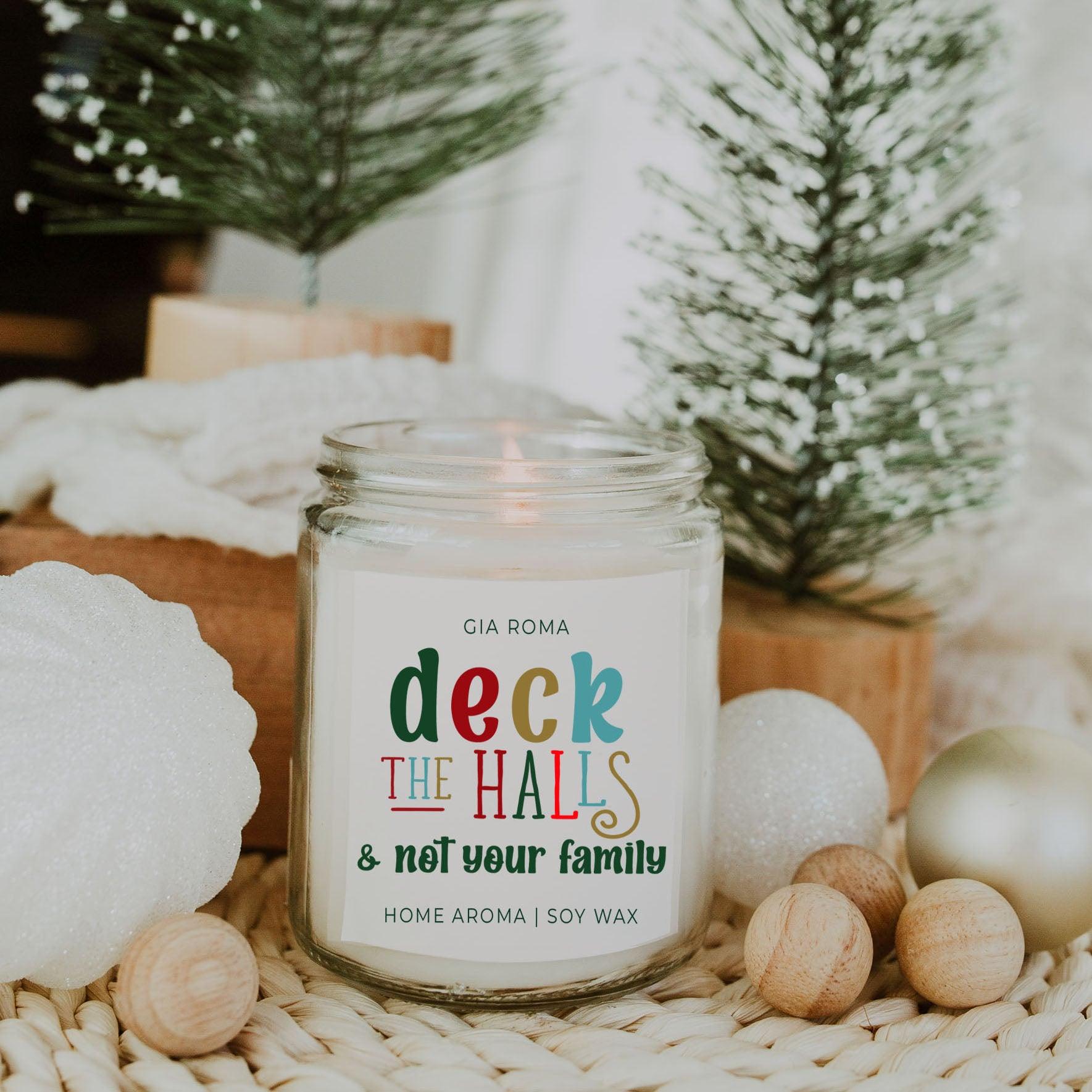 Deck The Halls Candle Gia Roma Deck The Halls Candle Gia Roma