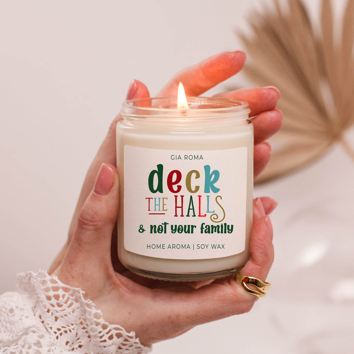Deck The Halls Candle Gia Roma Deck The Halls Candle Gia Roma