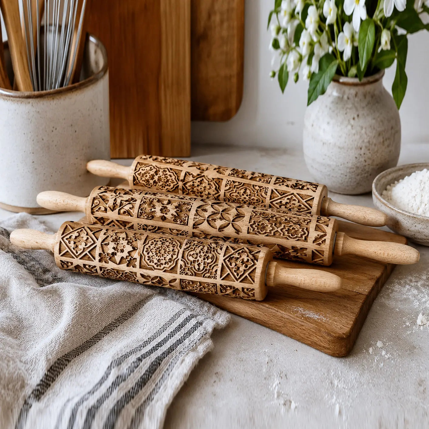 Rolling Pins - Box Style Gia Roma Rolling Pins - Box Style Gia Roma