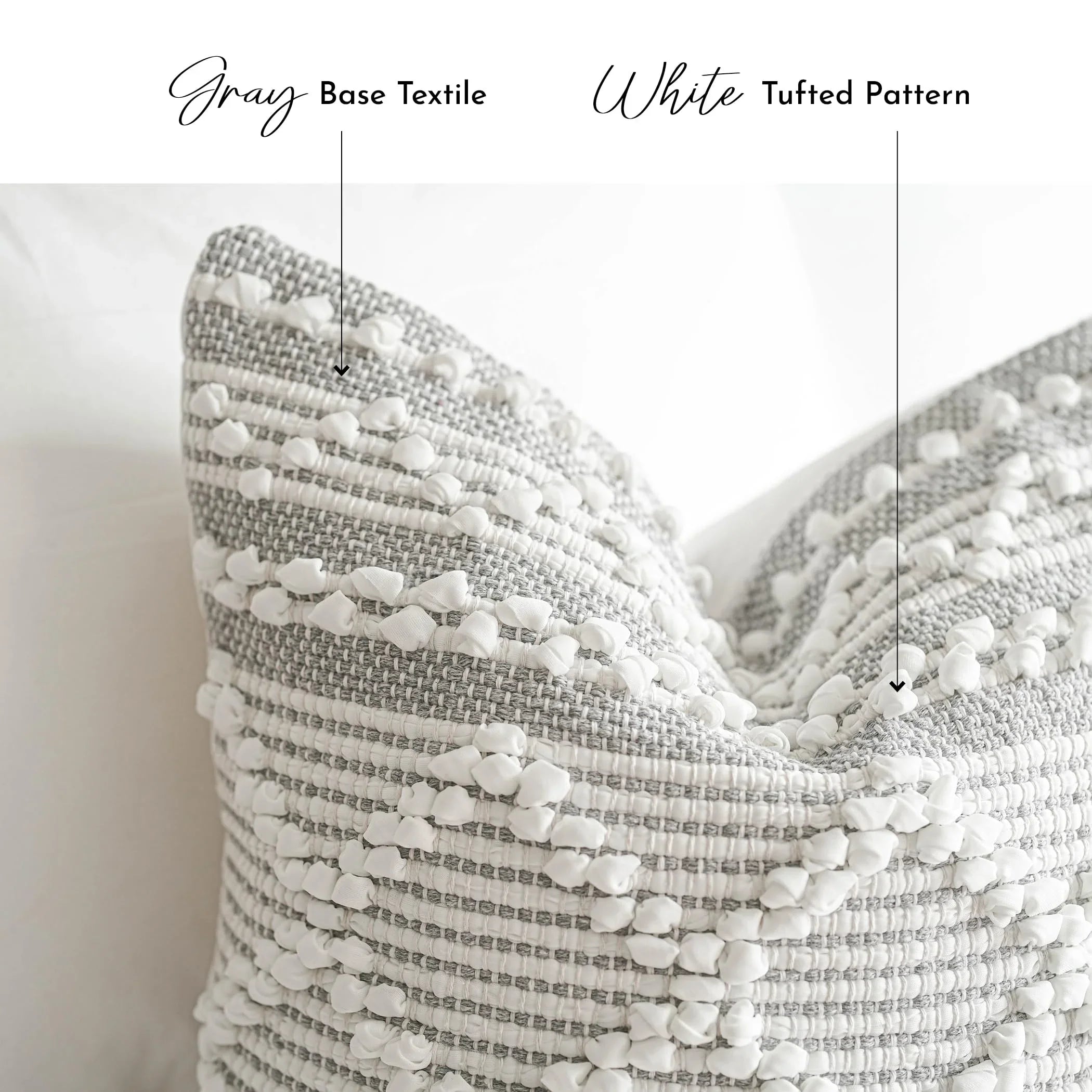 Cream Decorative Lumbar Pillow Cover – 14" x 36" - KJ Cozy Designs