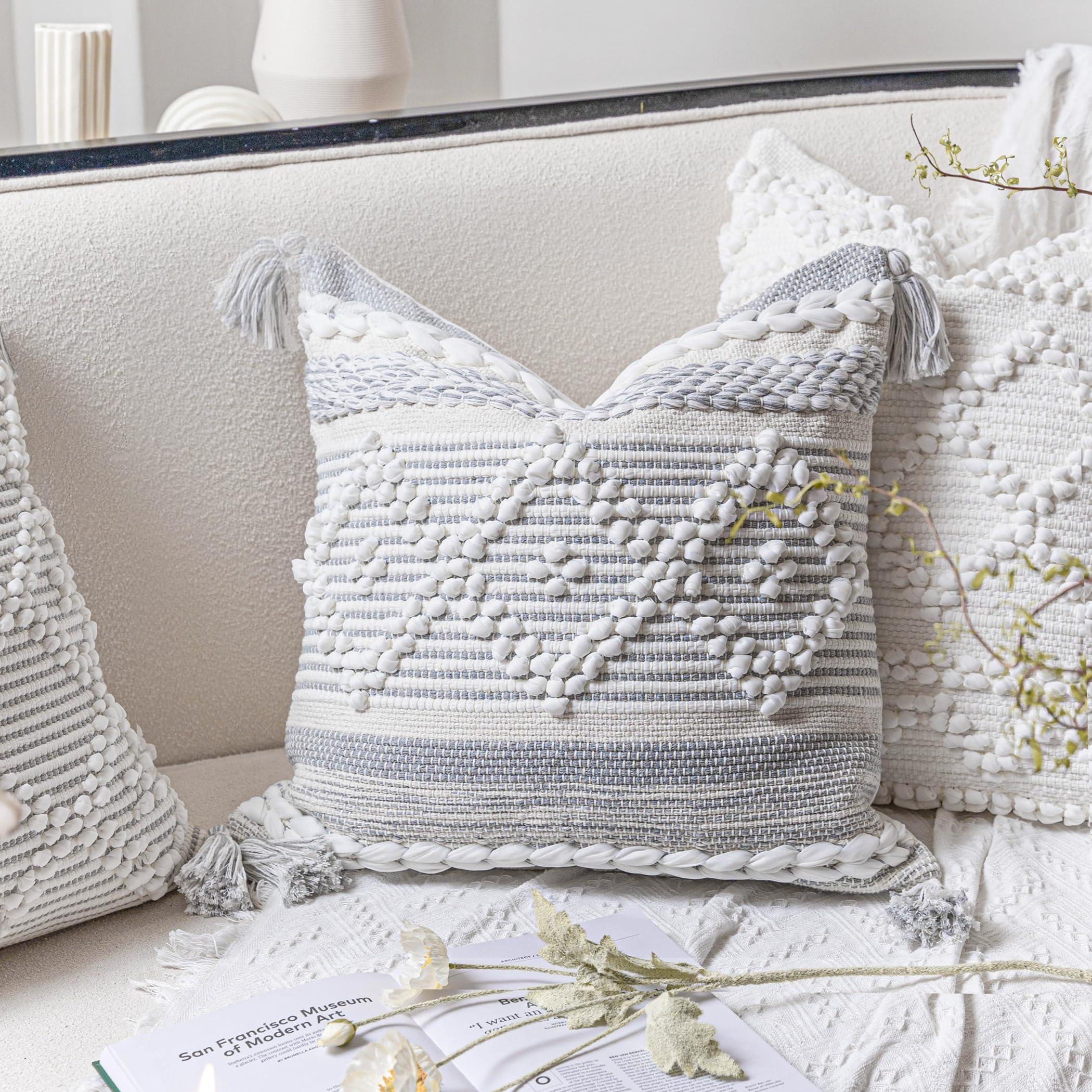 Cream Decorative Lumbar Pillow Cover – 14" x 36" - KJ Cozy Designs