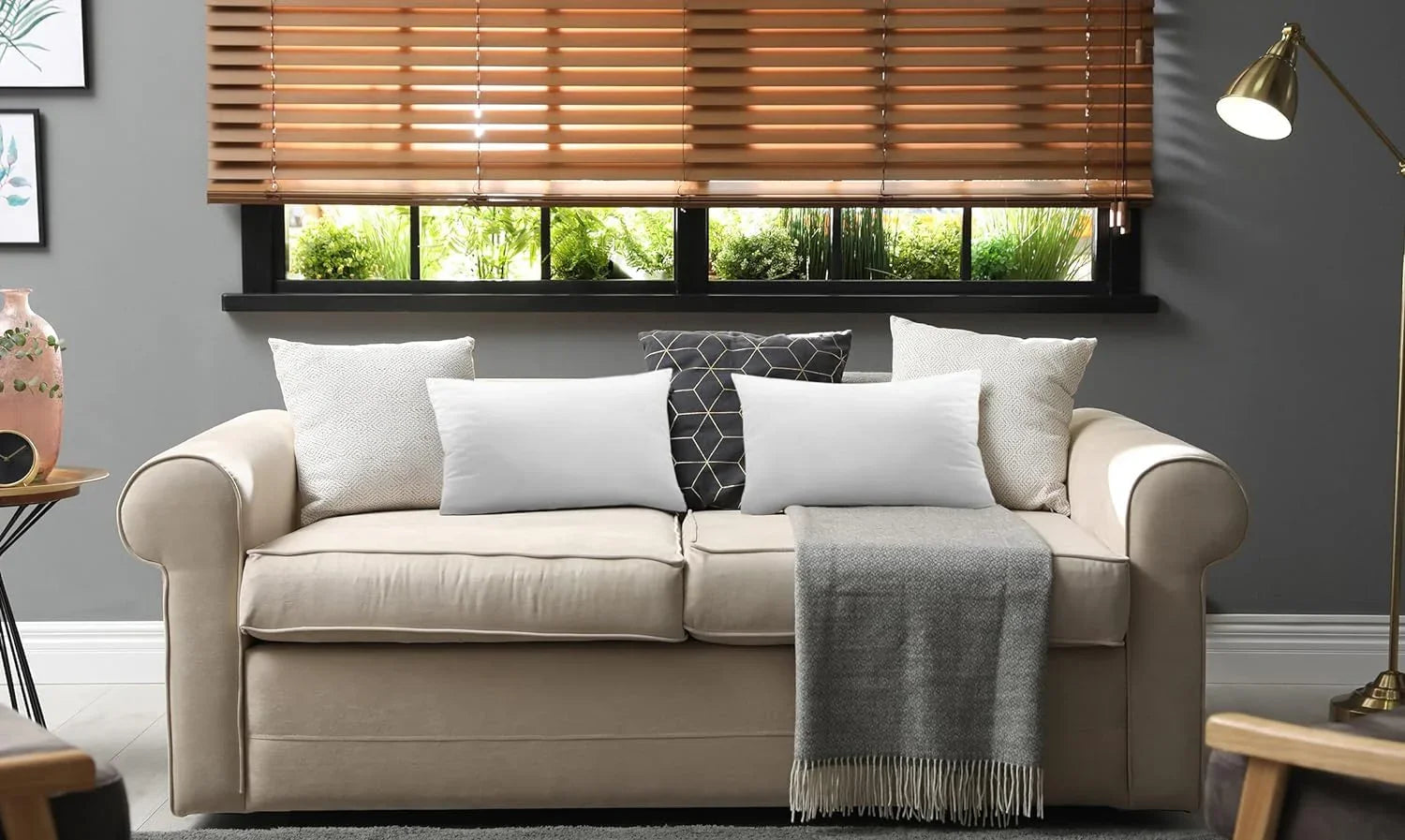 18" x 18" Throw Pillow Inserts (Set of 2) - KJ Cozy Designs