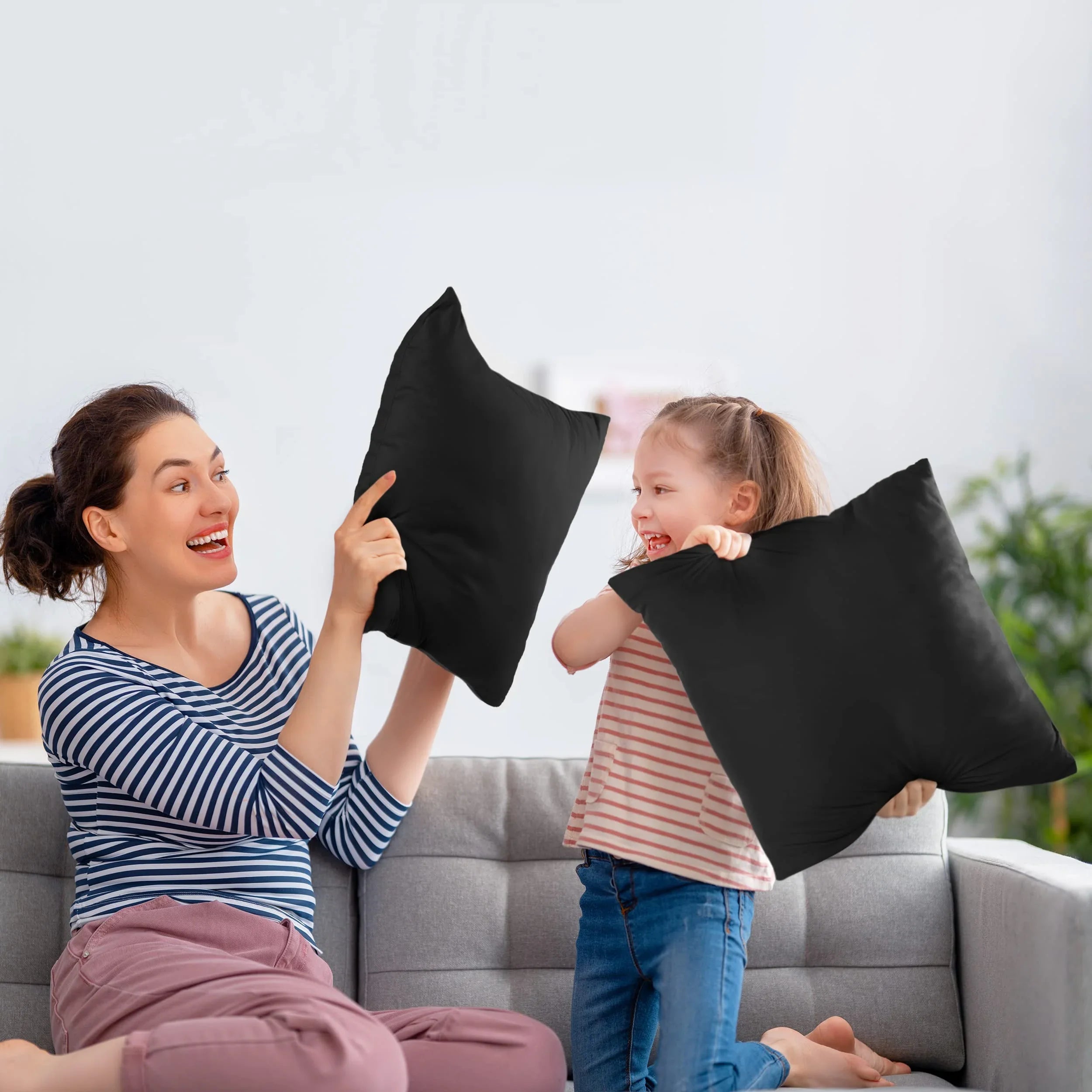 18" x 18" Throw Pillow Inserts (Set of 2) - KJ Cozy Designs