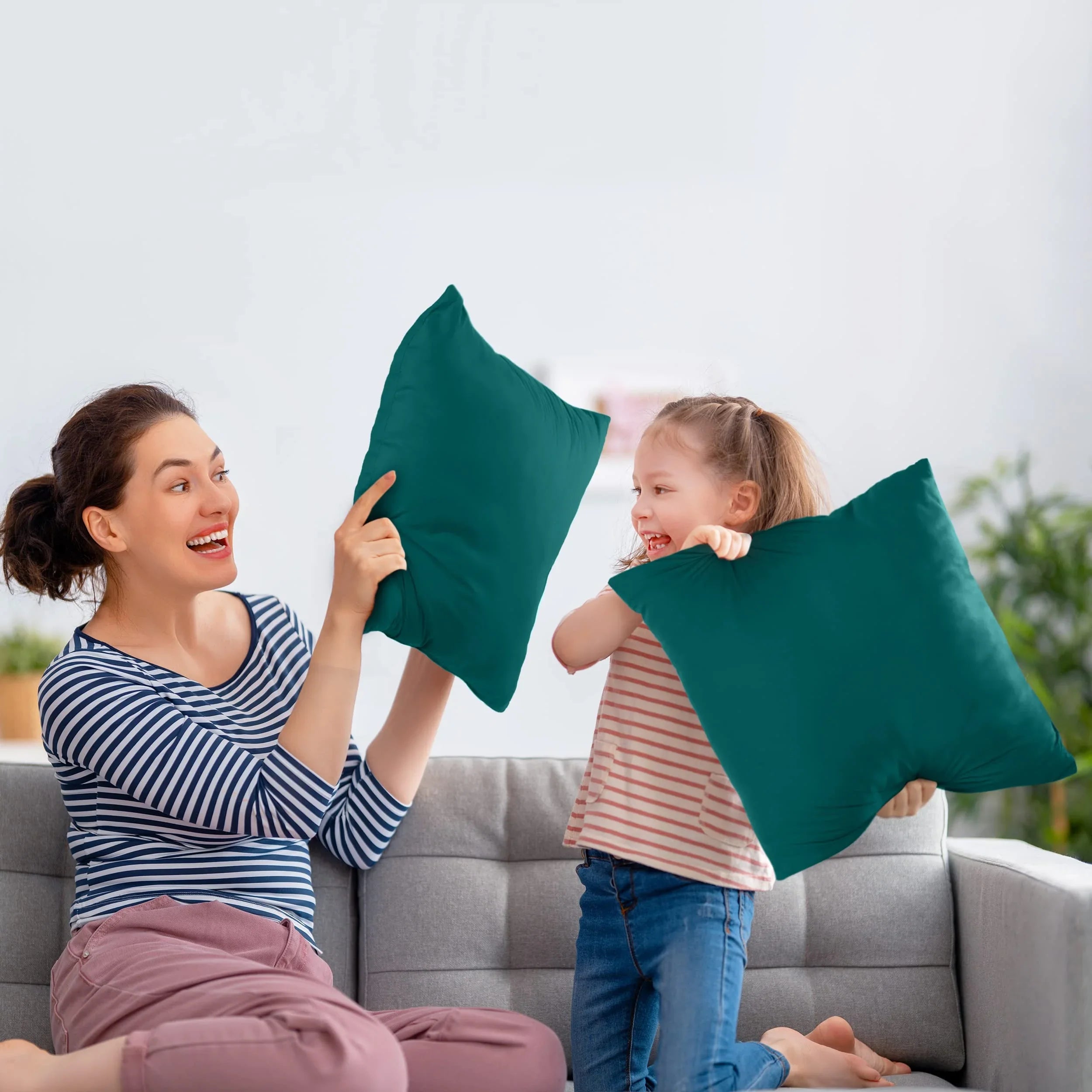 18" x 18" Throw Pillow Inserts (Set of 2) - KJ Cozy Designs