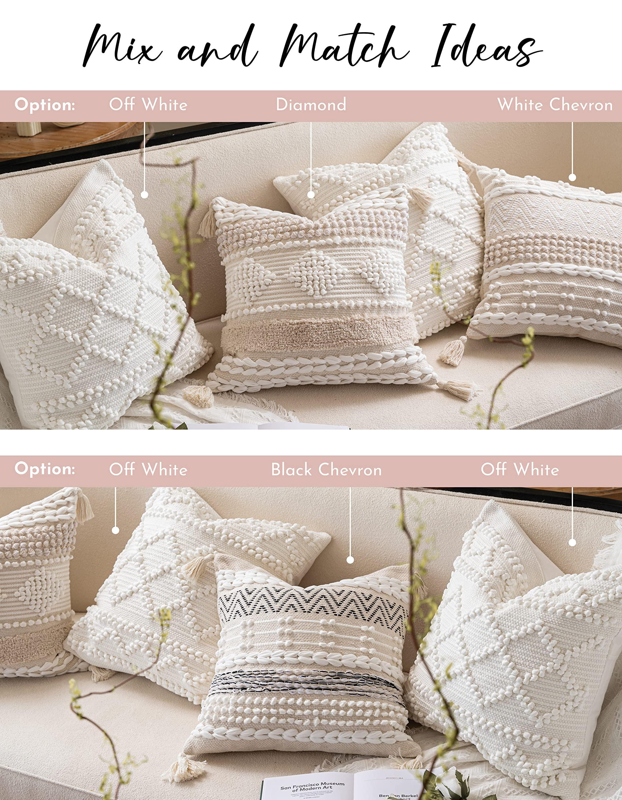 Cream Decorative Lumbar Pillow Cover – 14" x 36" - KJ Cozy Designs