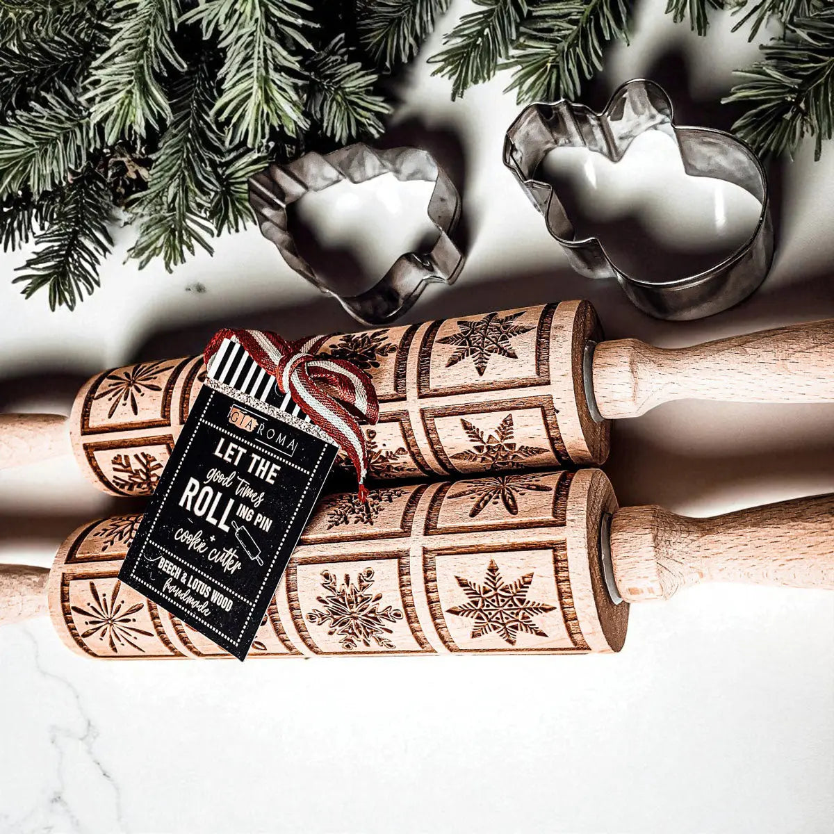 Christmas Rolling Pin Set | 10 Styles Gia Roma