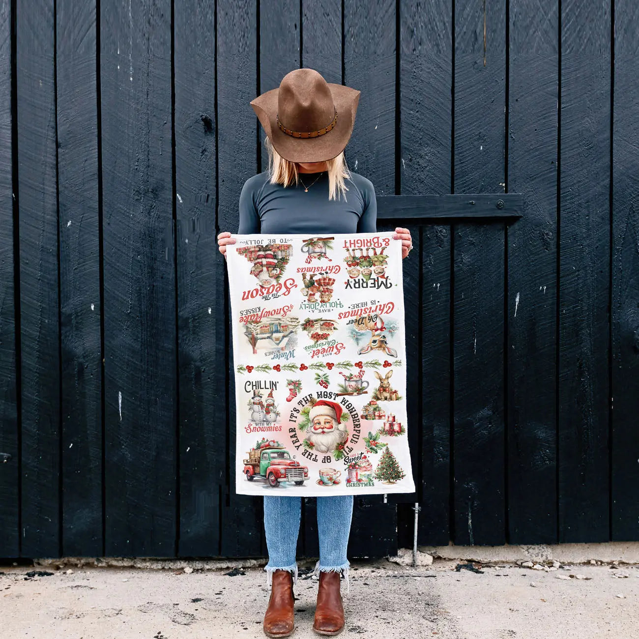 Vintage Christmas Kitchen Towel Gia Roma Vintage Christmas Kitchen Towel Gia Roma
